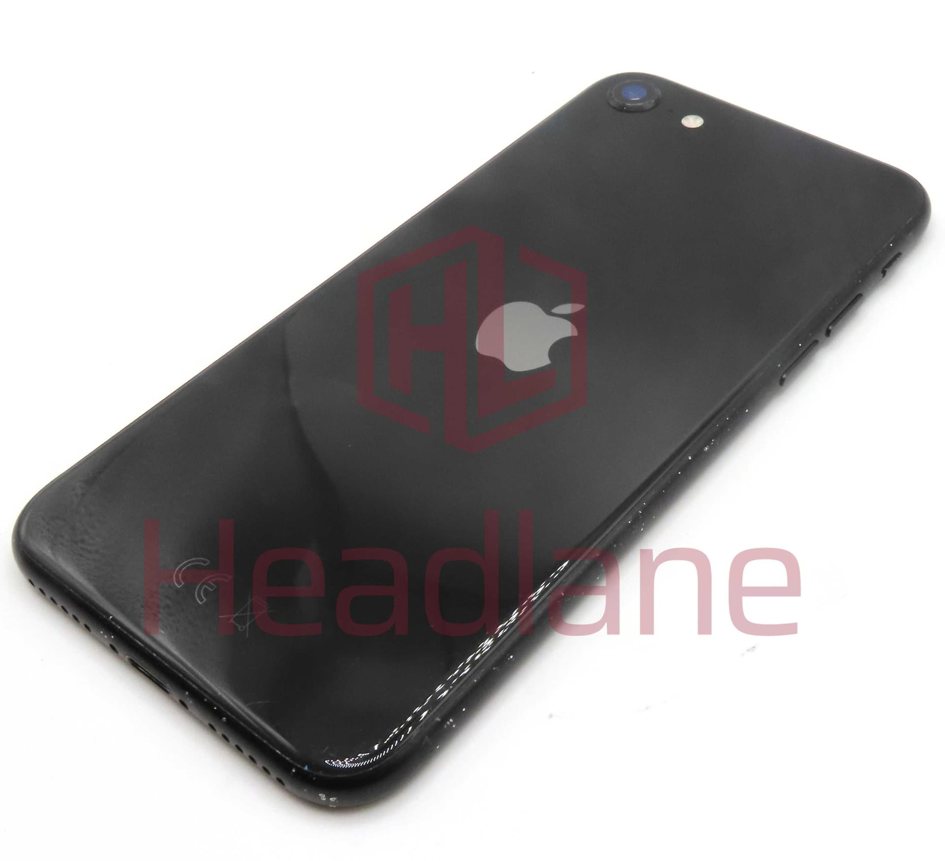 iPhone SE (2nd Gen) Back / Battery Cover + Small Parts - Black (Pulled - Grade C) (No Camera) - IPSE2BH-BK-NC-C