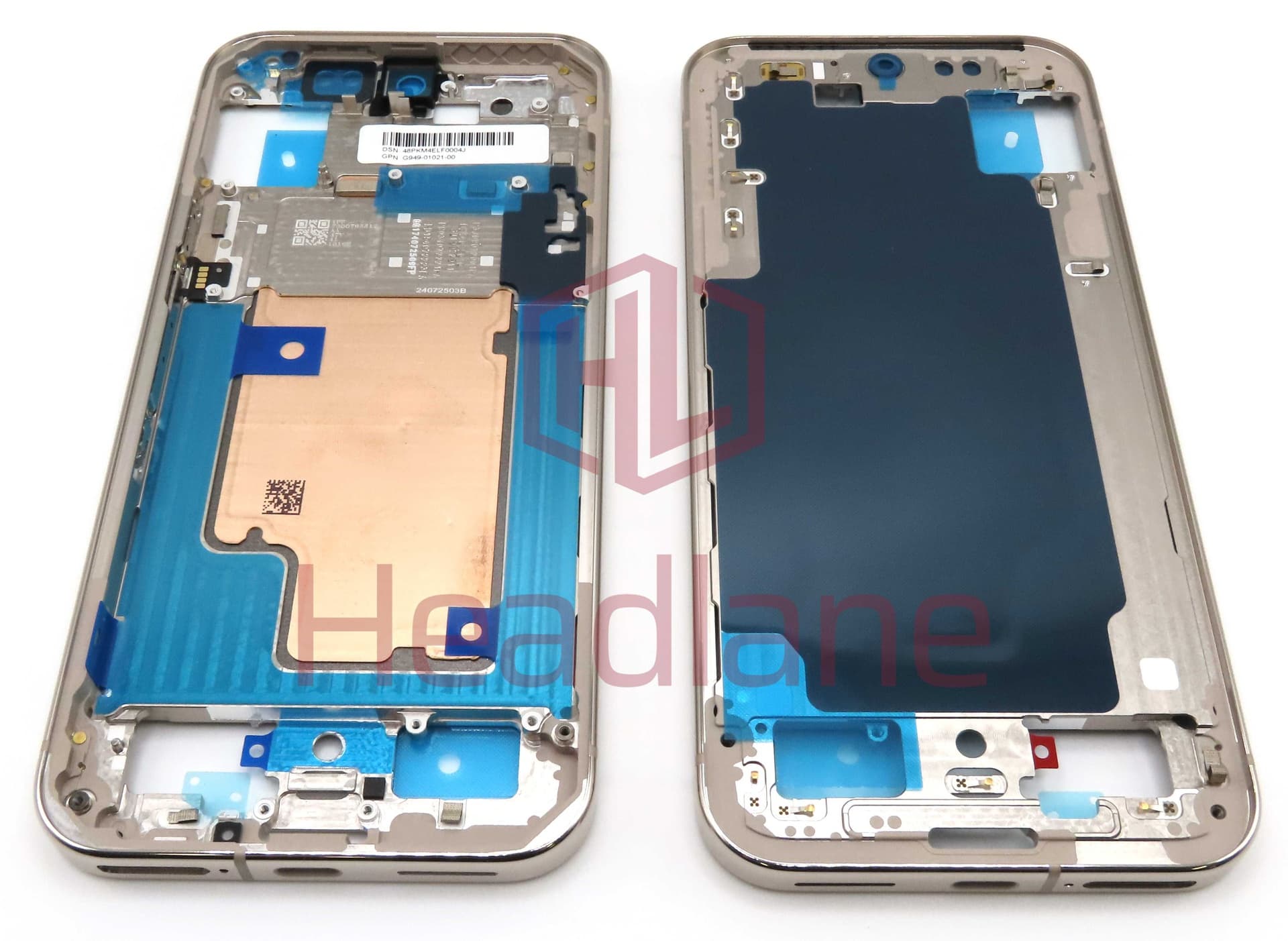Google Pixel 9 Pro XL Middle Cover / Chassis - Porcelain / White - G949-01021-00
