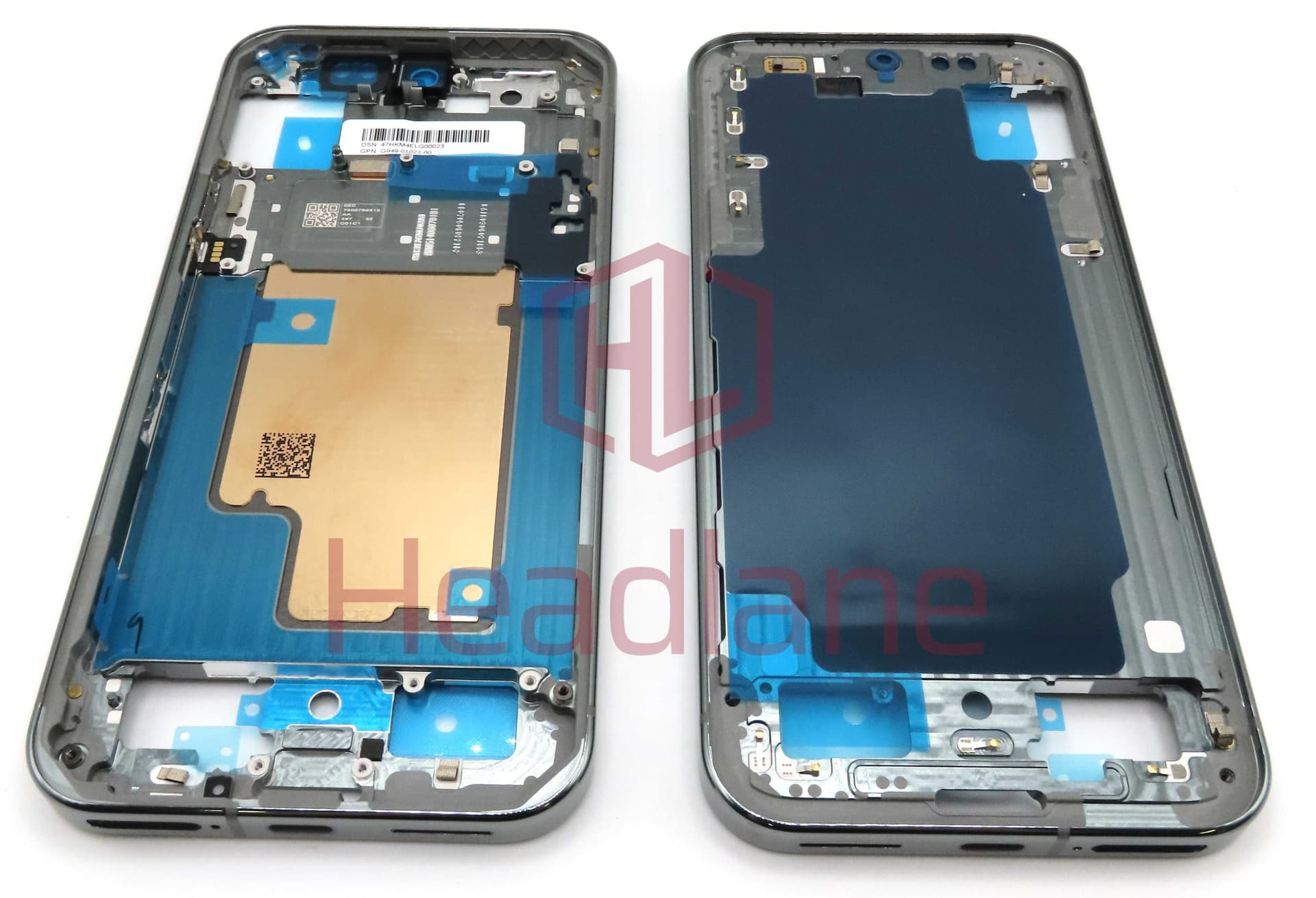 Google Pixel 9 Pro XL Middle Cover / Chassis - Hazel / Grey - G949-01022-00