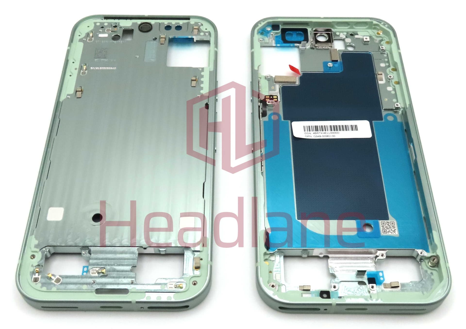 Google Pixel 9 Middle Cover / Chassis - Mojito / Green - G949-00962-00 - Google Replacement Part