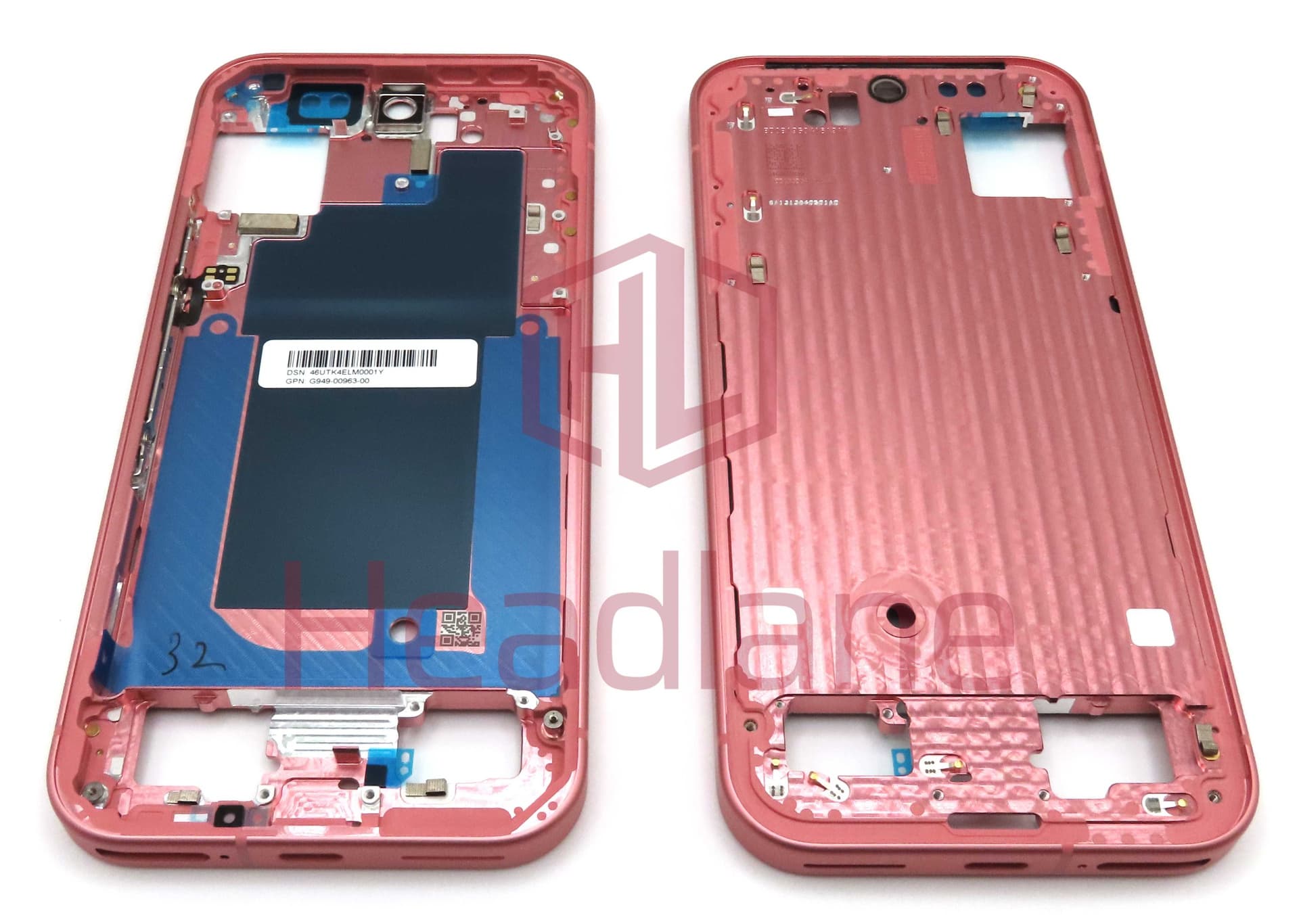 Google Pixel 9 Middle Cover / Chassis - Cosmo / Pink - G949-00963-00