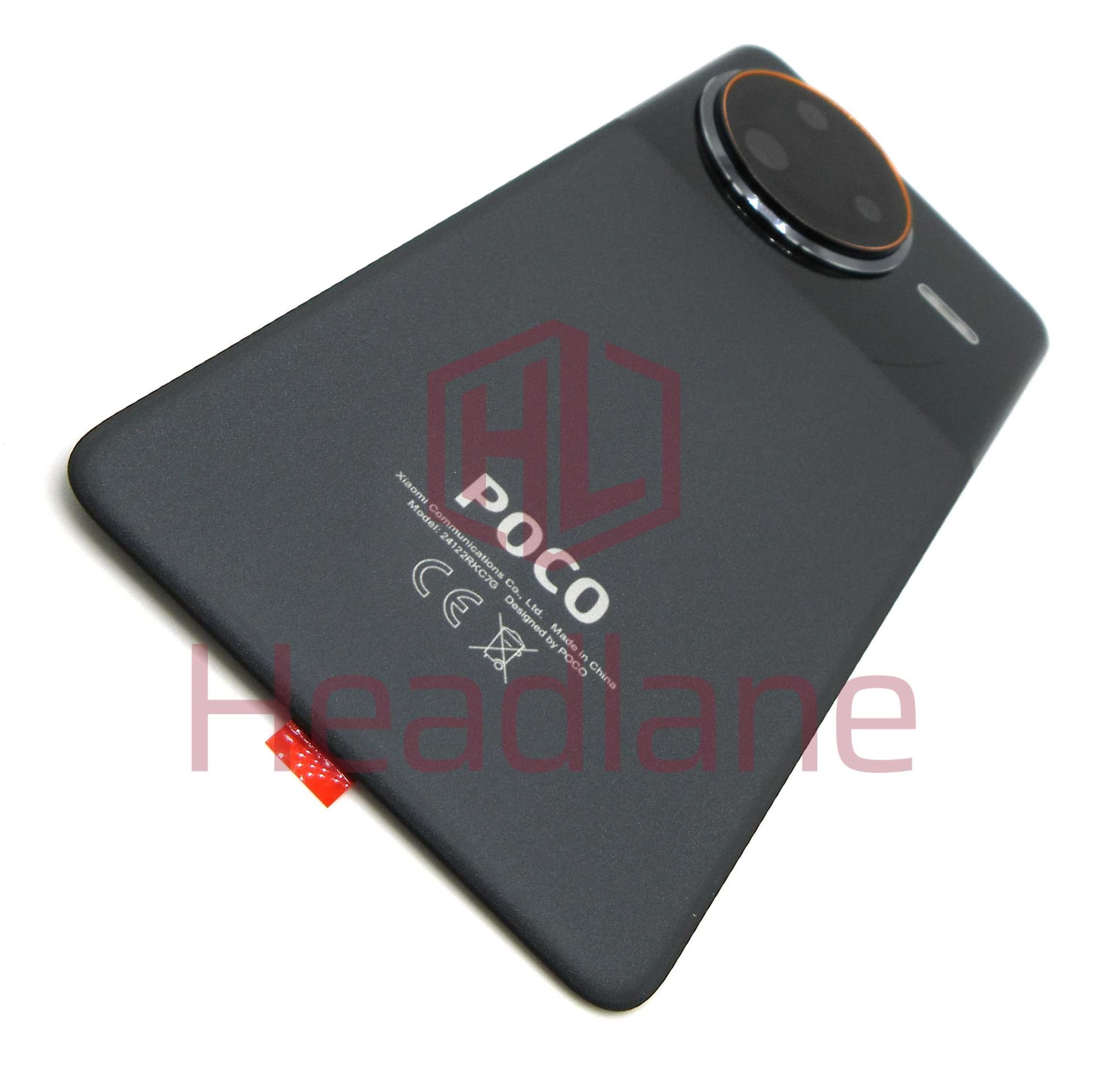 Xiaomi Poco F7 Ultra Back / Battery Cover - Black - 5600200O11U00