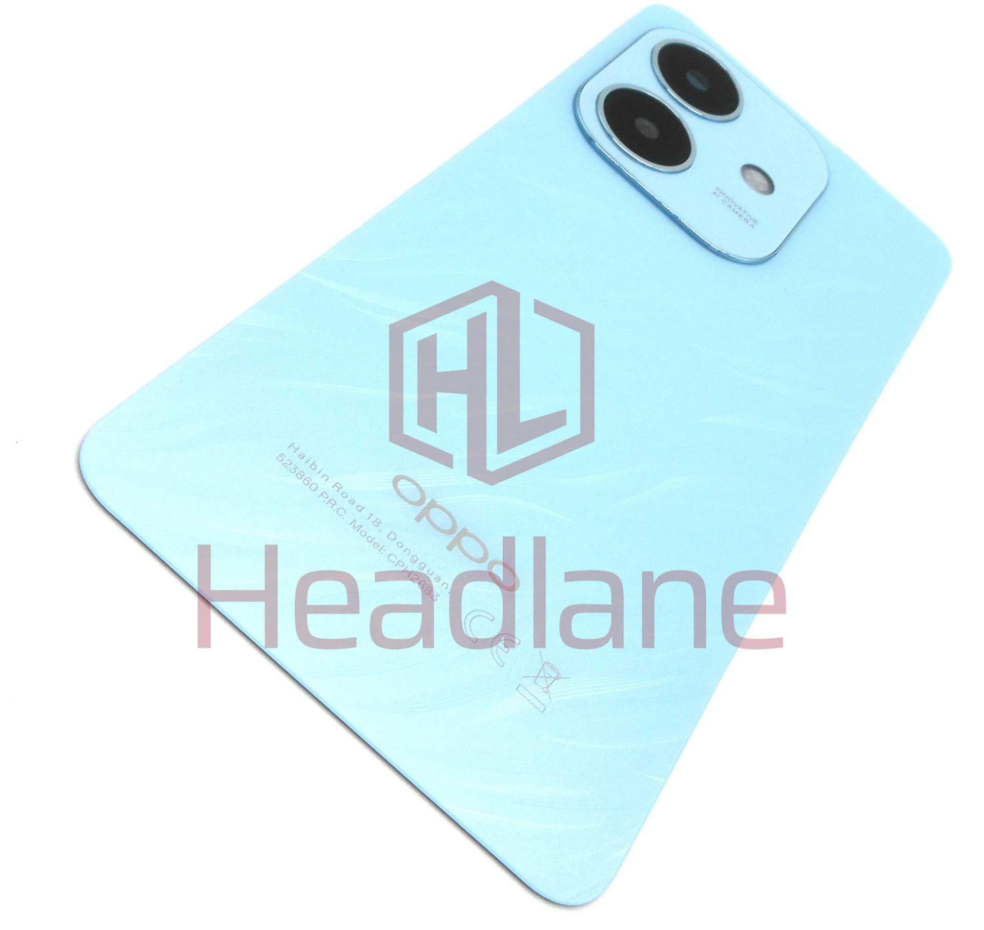 Oppo CPH2683 A3 Back / Battery Cover - Ocean Blue - 621033000379