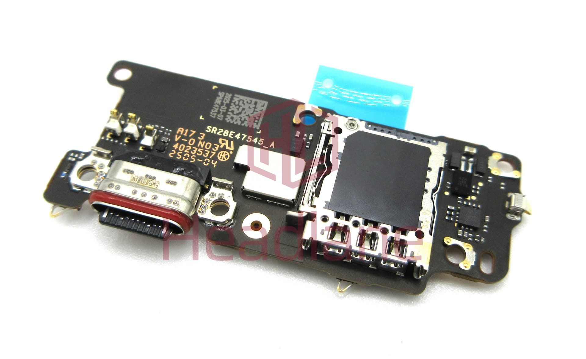 Motorola XT2551 Razr 60 Ultra Charging Port Flex + SIM Card Reader - 5P68C29822