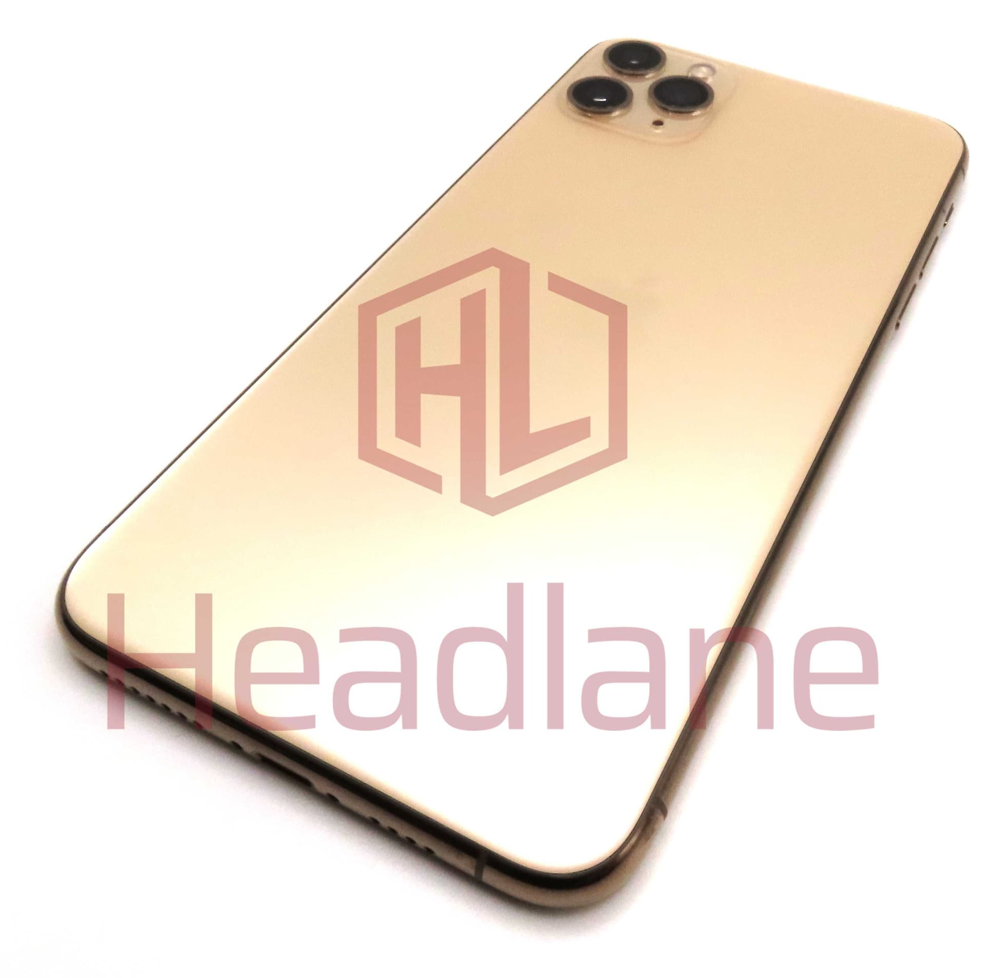 Apple iPhone 11 Pro Max Back / Battery Cover + Small Parts - Gold (Pulled - Grade A) - IP11PMBH-GD-A