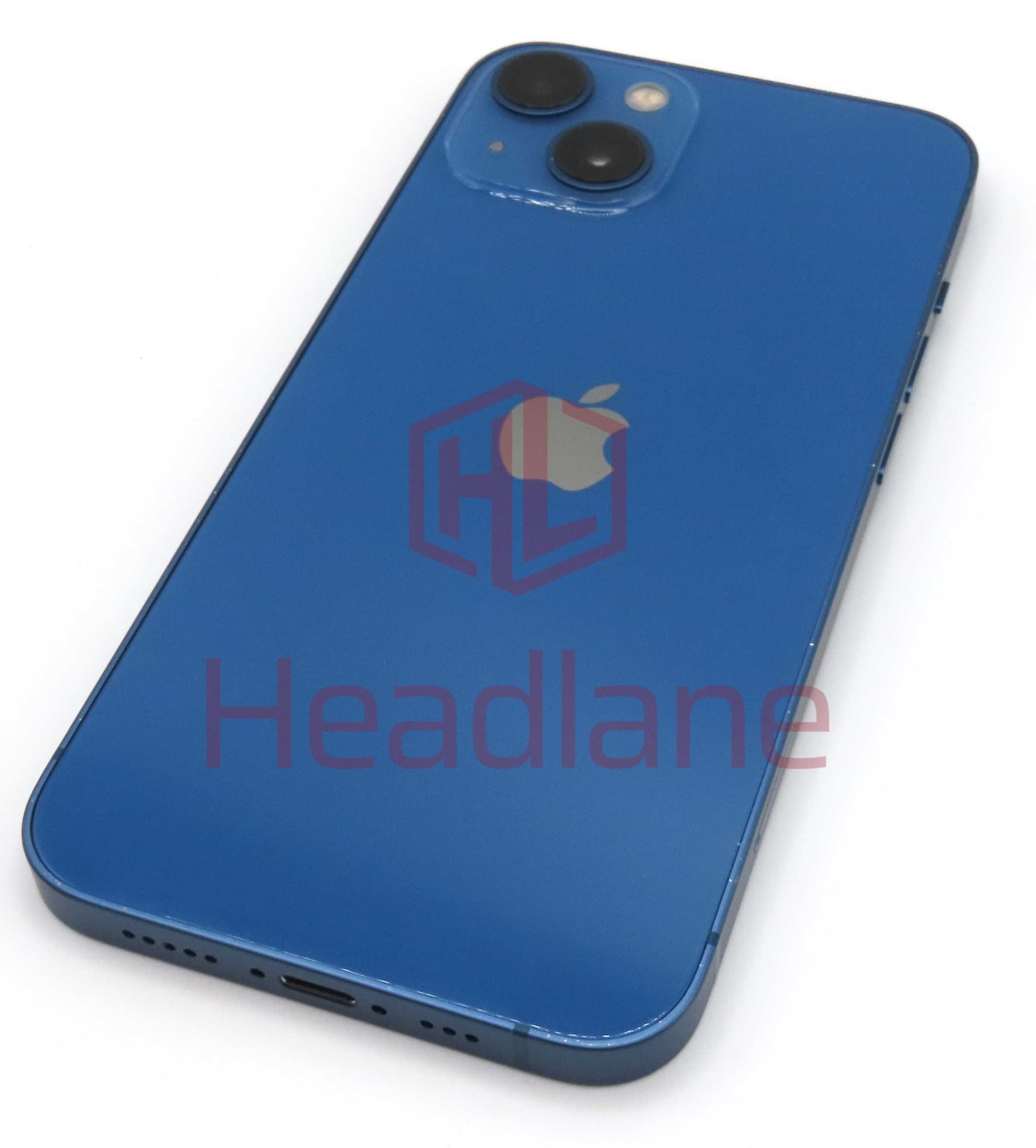 iPhone 13 Back / Battery Cover + Small Parts - Blue (Pulled - Grade B) - IP13BH-BL-B