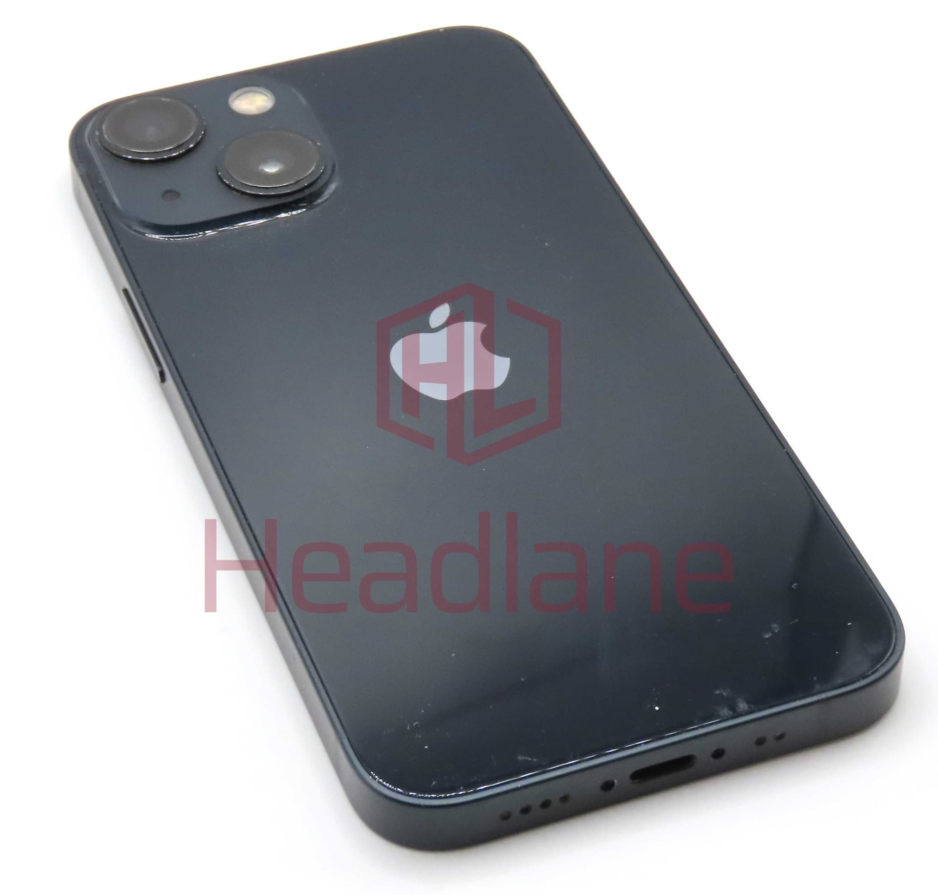 Apple iPhone 13 Mini Back / Battery Cover + Small Parts - Black (Pulled - Grade B) - IP13MNBH-BK-B