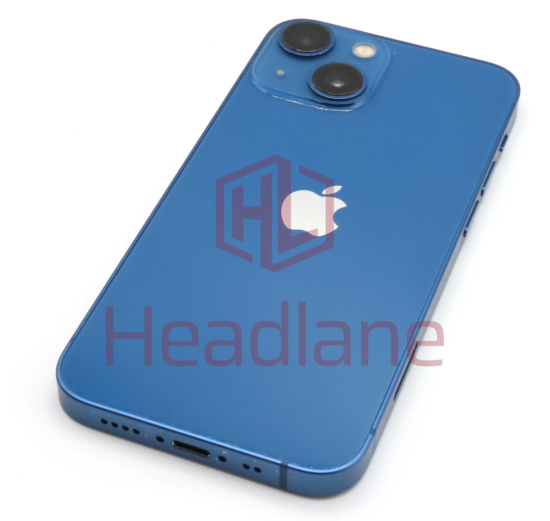 Apple iPhone 13 Mini Back / Battery Cover + Small Parts - Blue (Pulled - Grade B) - IP13MNBH-BL-B
