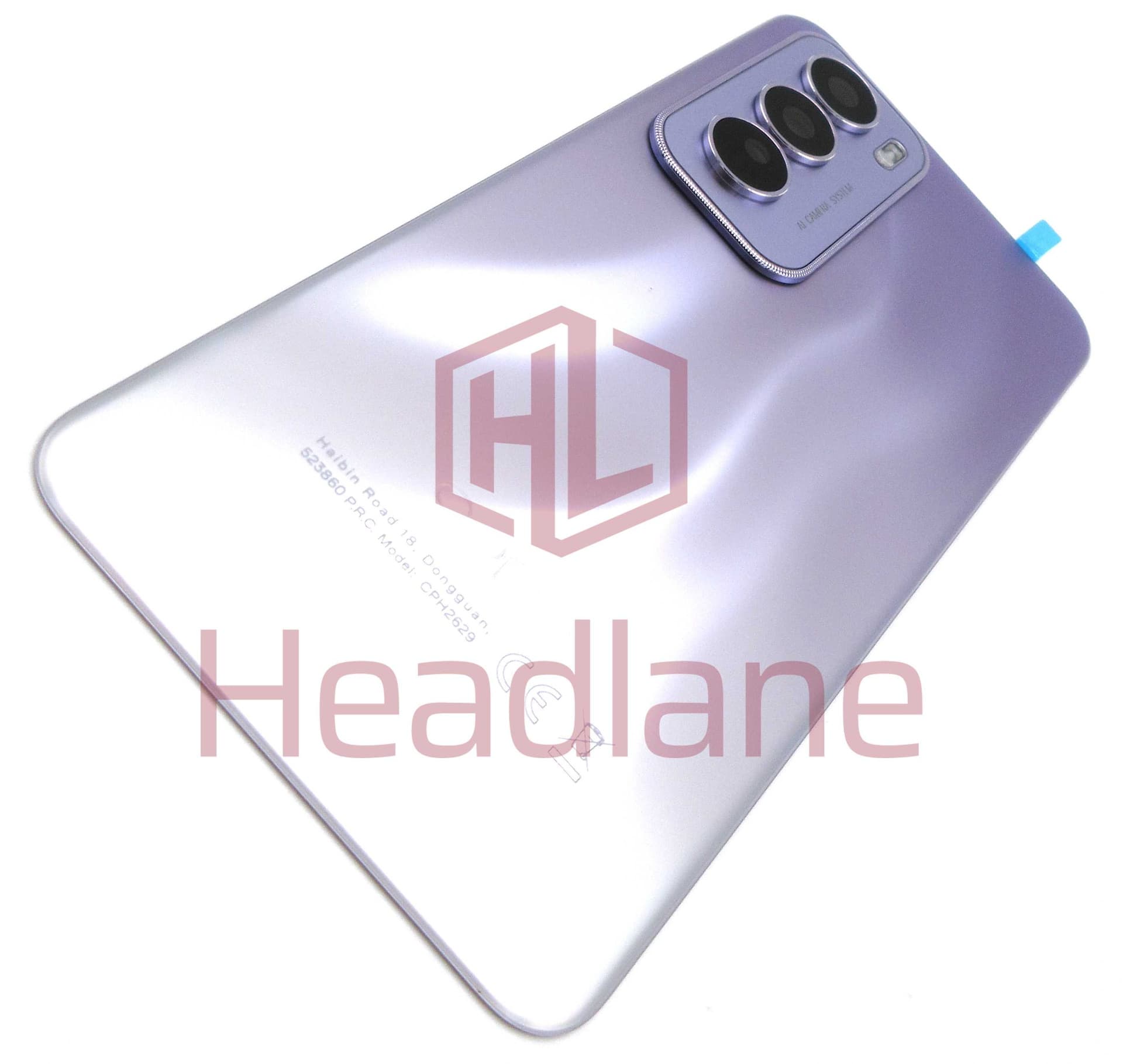 Oppo CPH2629 Reno12 Pro 5G  Back / Battery Cover - Nebula Silver - 621033000287