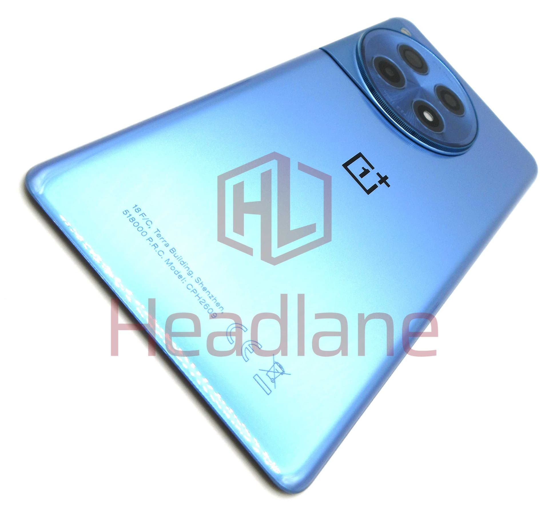 OnePlus 12R Back / Battery Cover - Cool Blue - 621033000182