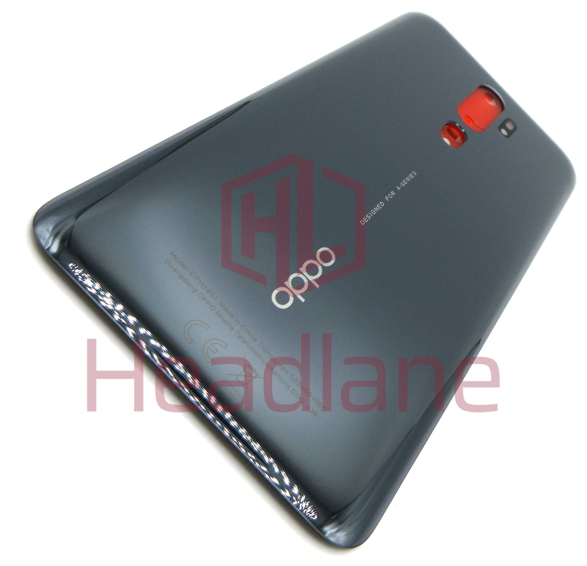 Oppo CPH1931 A5 (2020) Back / Battery Cover - Black - 4902858