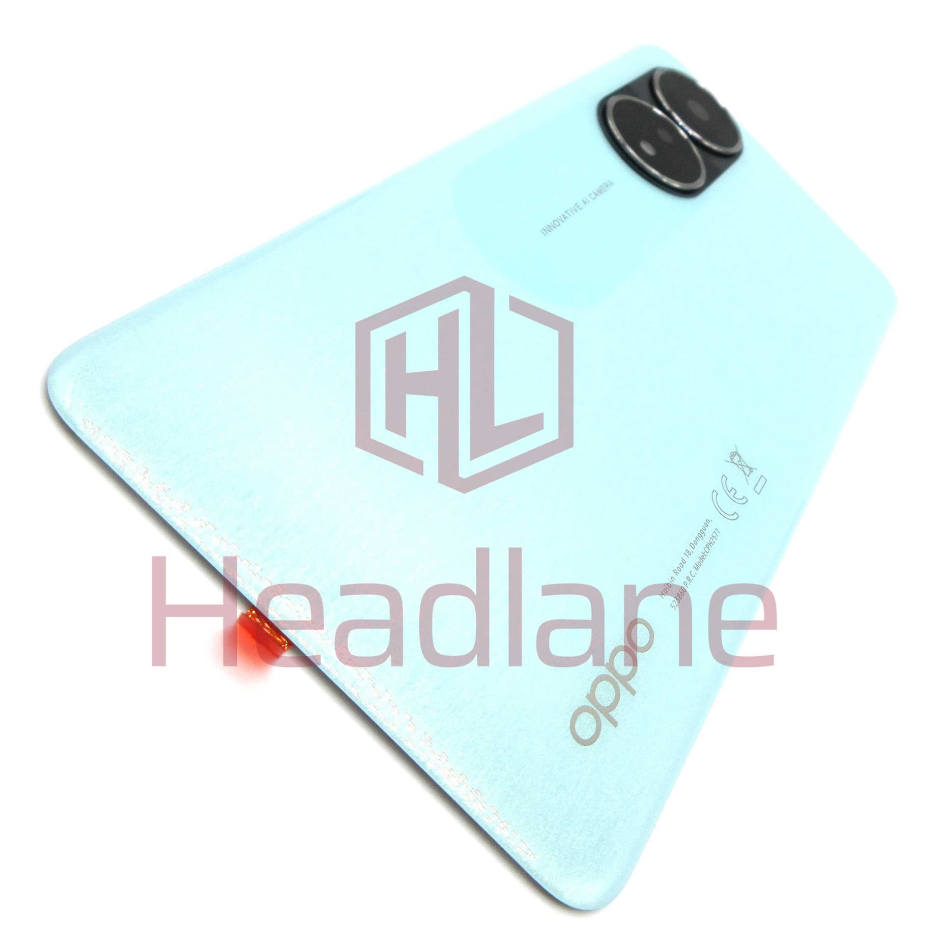 Oppo CPH2577 A58 4G Back / Battery Cover - Green - 621033000119