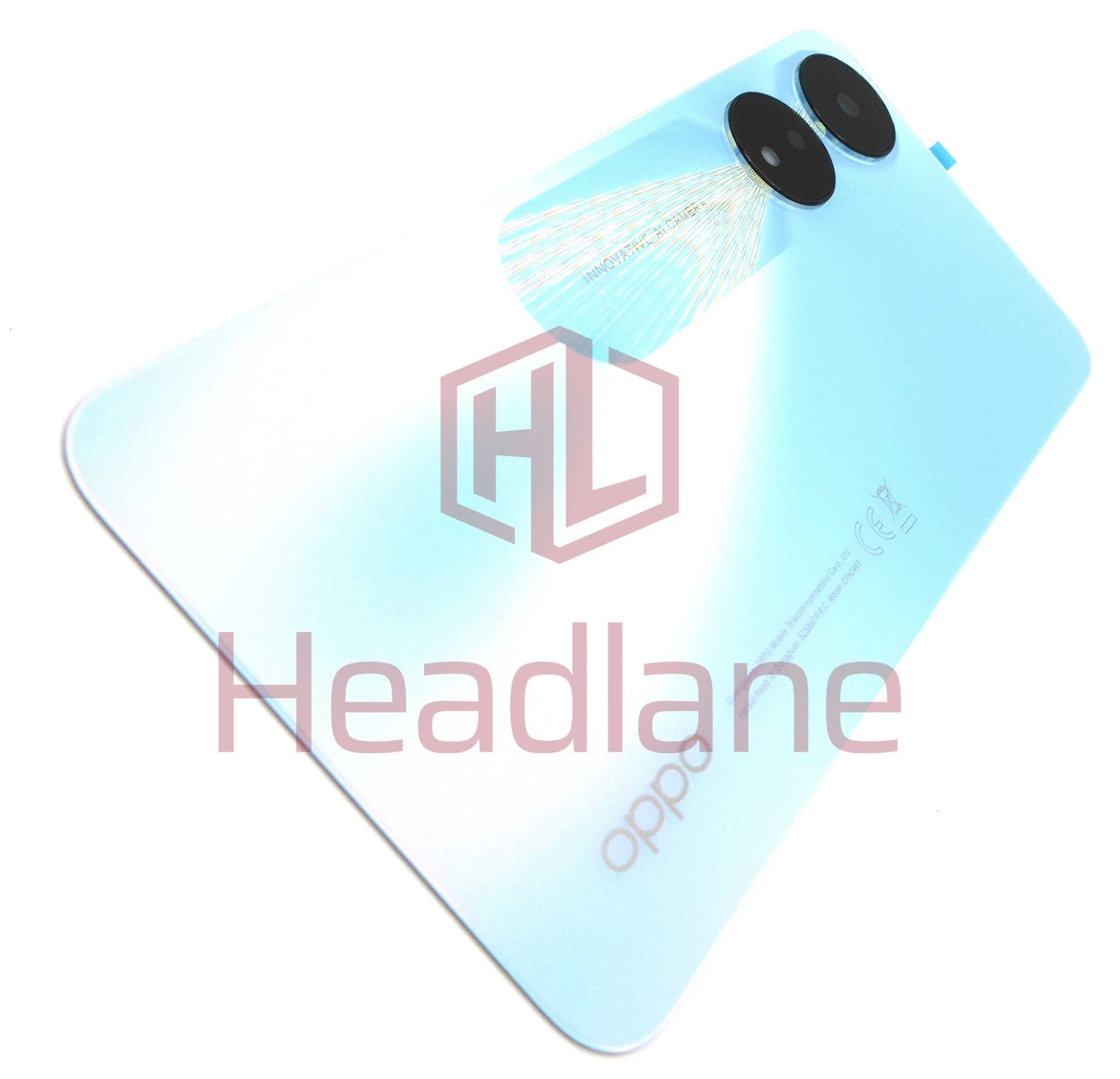 Oppo CPH2483 A78 5G Back / Battery Cover - Blue - 4150395
