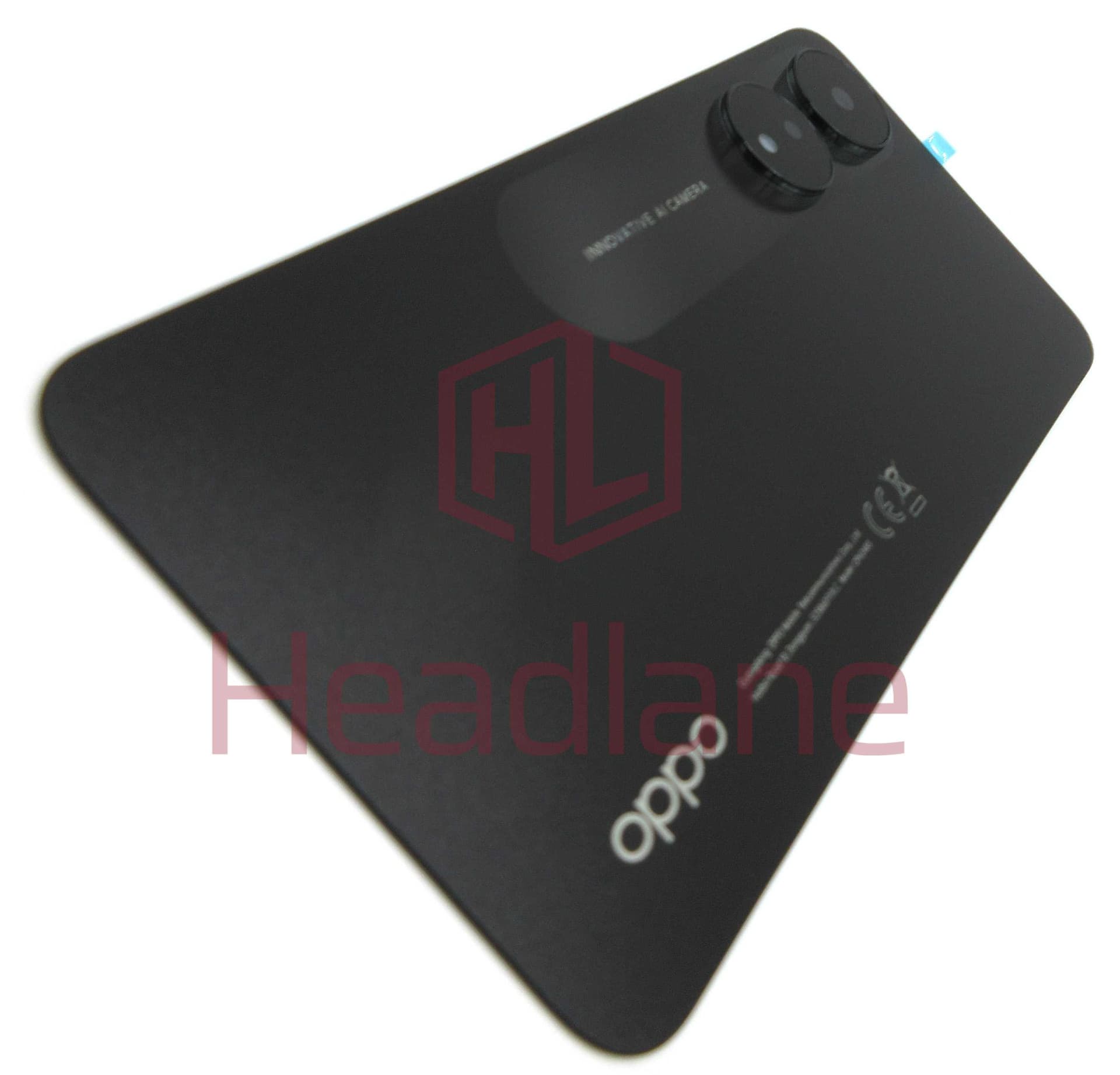 Oppo CPH2483 A78 5G Back / Battery Cover - Black - 4150394