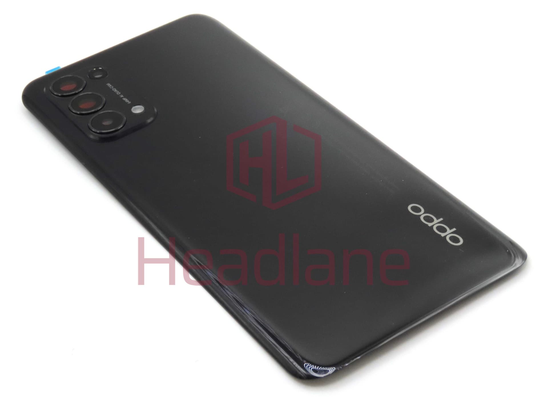 Oppo CPH2145 Reno5 5G / Find X3 Lite 5G Back / Battery Cover - Black - 621033000171