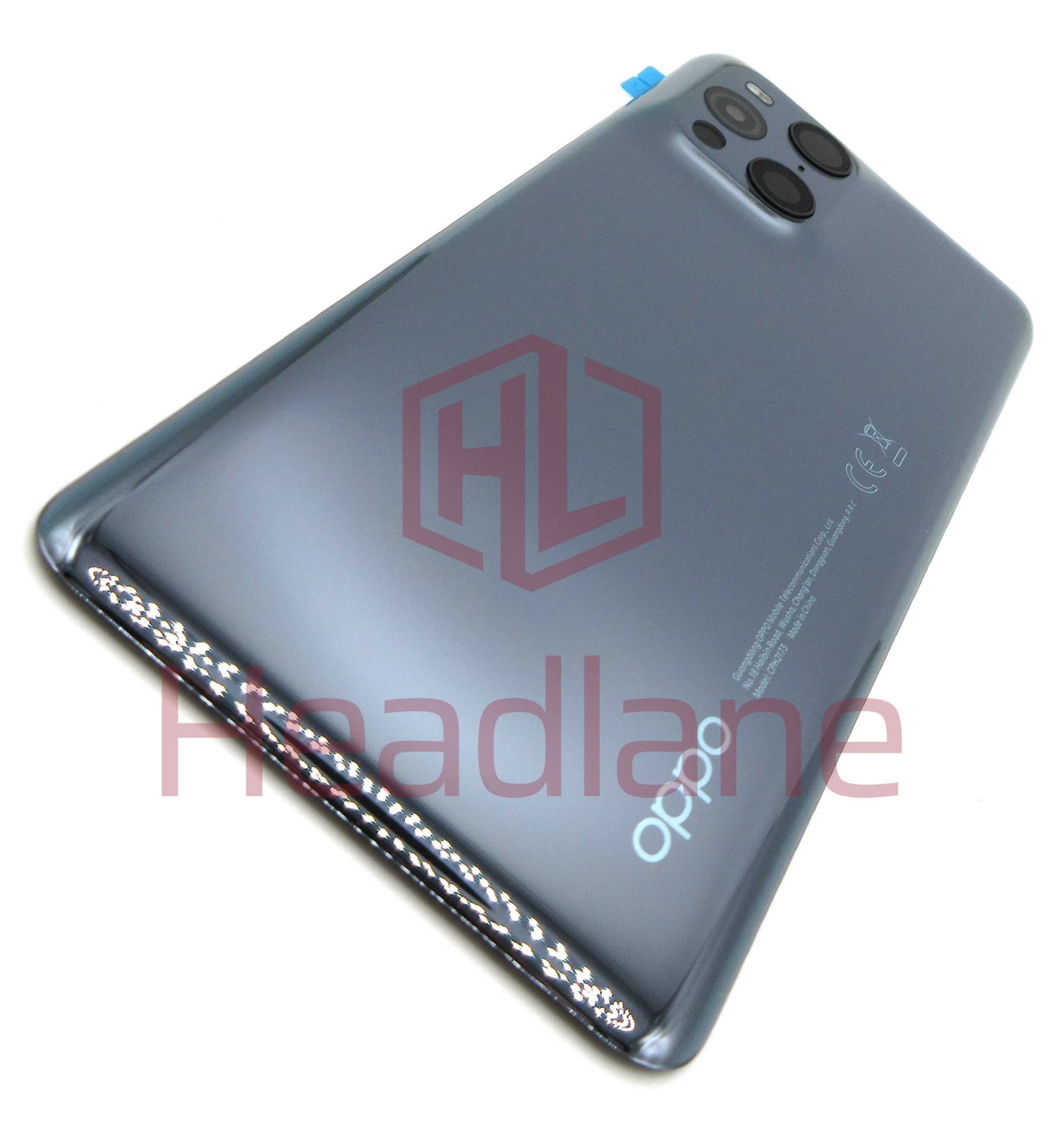 Oppo CPH2173 Find X3 Pro Back / Battery Cover - Black - 6561752
