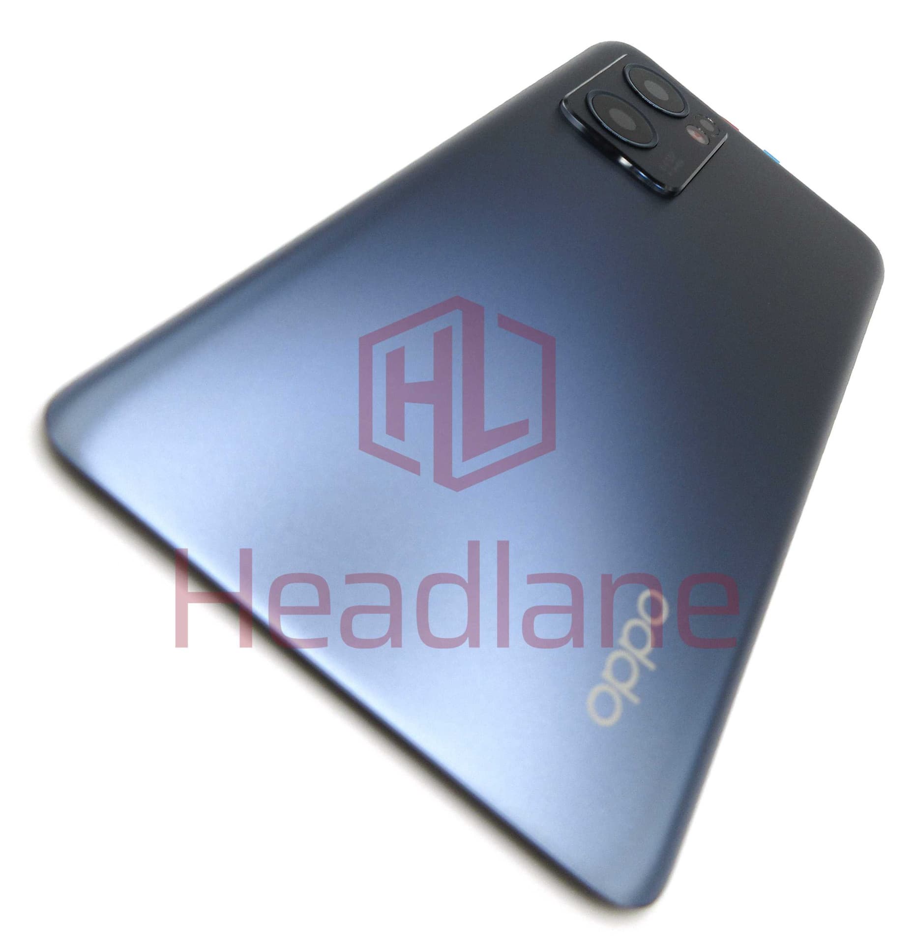 Oppo CPH2371 Reno7 5G / Find X5 Lite Back / Battery Cover - Black - 4150031 - Oppo Replacement Part