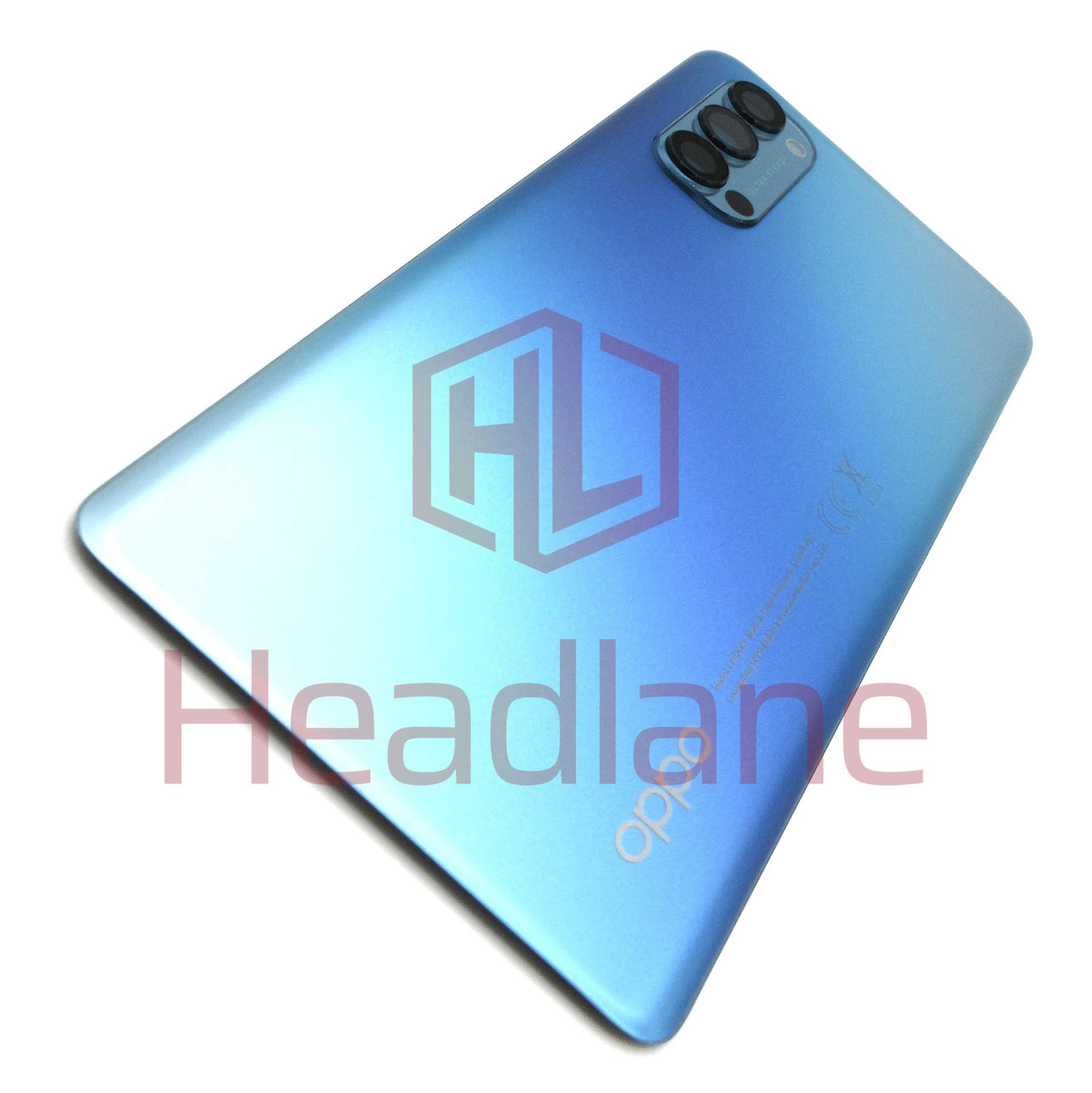 Oppo CPH2089 Reno4 Pro 5G Back / Battery Cover - Blue - 4904738