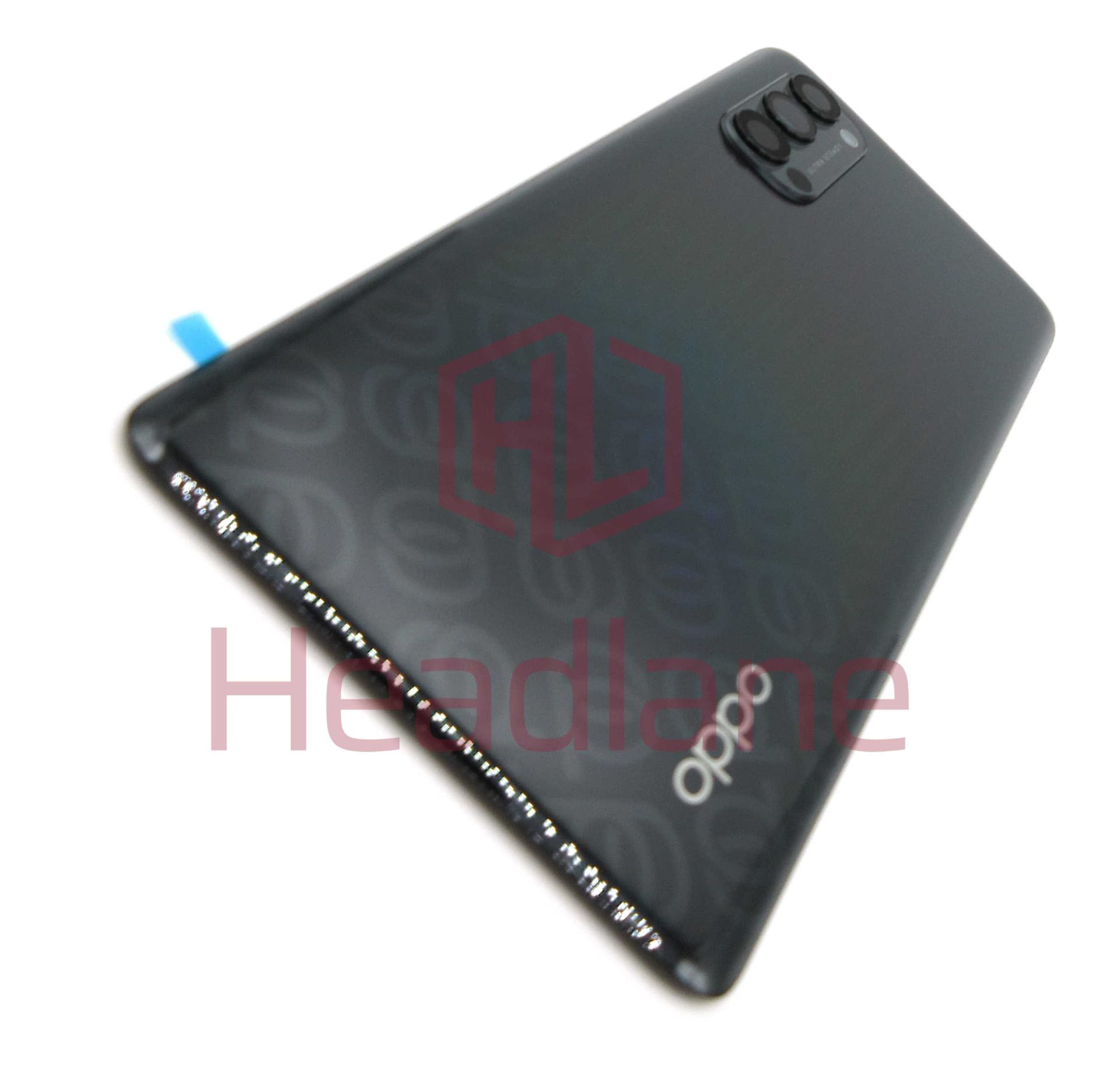 Oppo CPH2089 Reno4 Pro 5G Back / Battery Cover - Black - 4904498