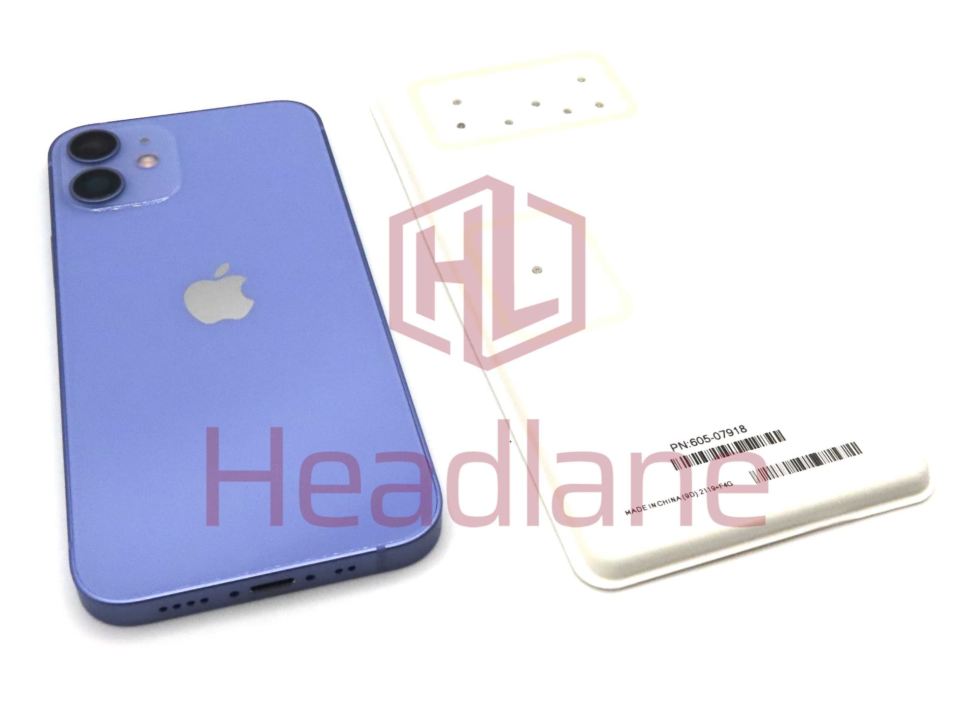Apple iPhone 12 Mini Rear Assembly + Logic Board 256gb - Purple (Service Pack) - ZD661-20682 - Unknown Replacement Part
