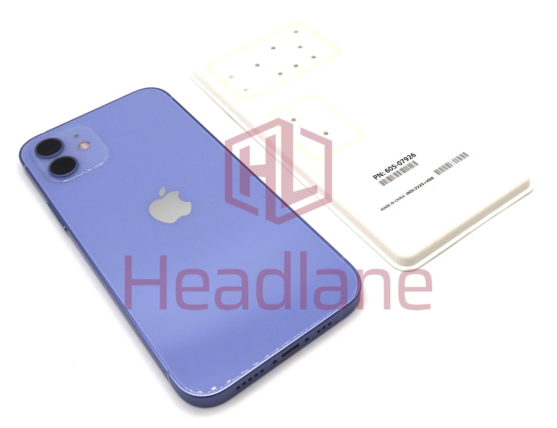 Apple iPhone 12 Rear Assembly + Logic Board 256gb - Purple (Service Pack) - ZD661-20685