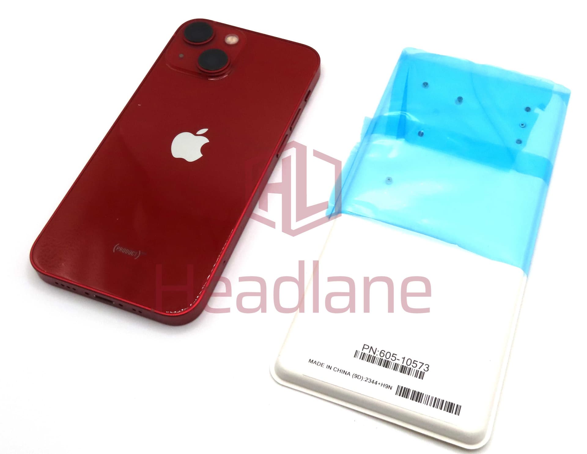 Apple iPhone 13 Mini Rear Assembly + Logic Board 128gb - Red (Service Pack) - ZD661-22580