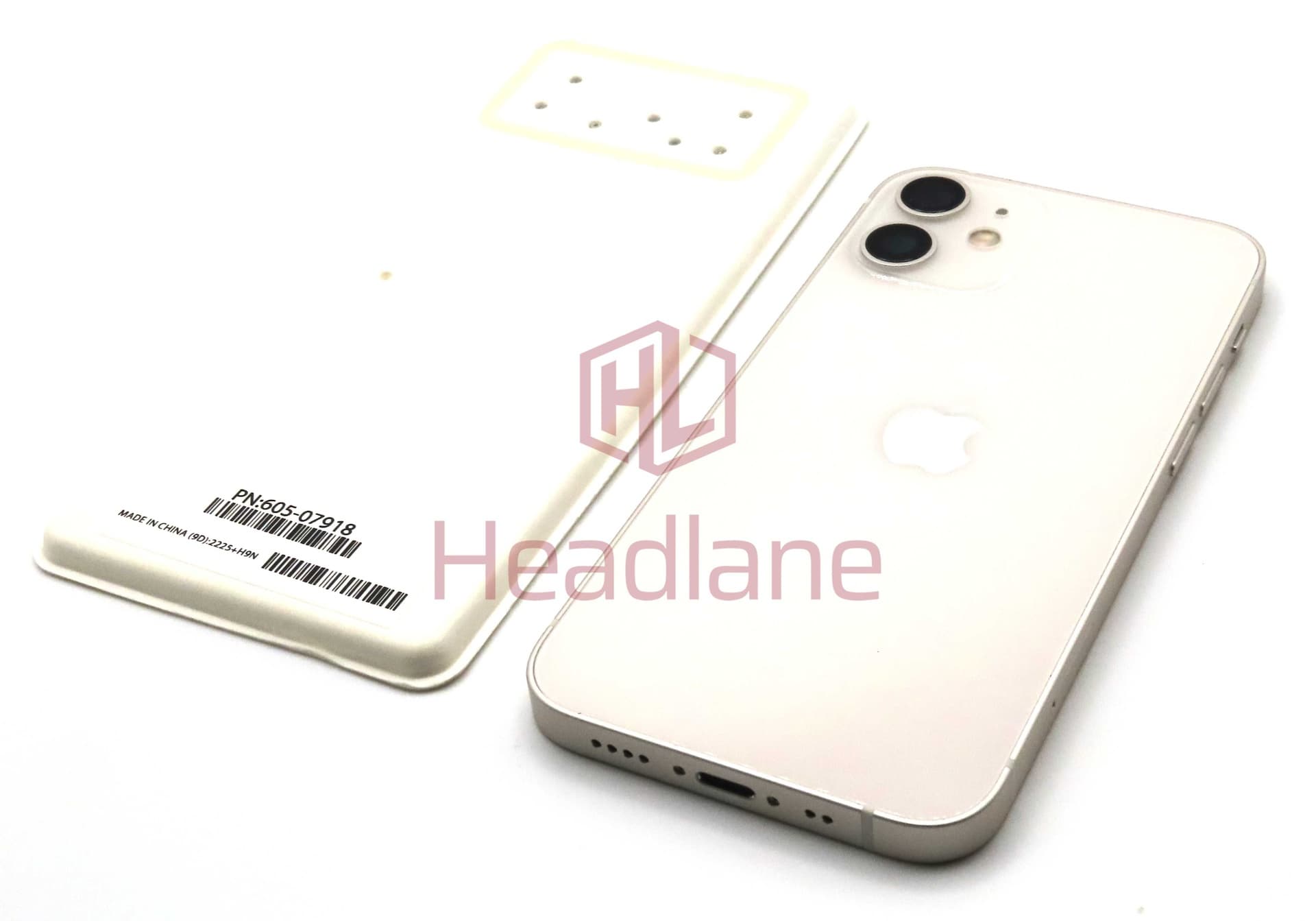 Apple iPhone 12 Mini Rear Assembly + Logic Board 128gb - White (Service Pack) - ZD661-18841