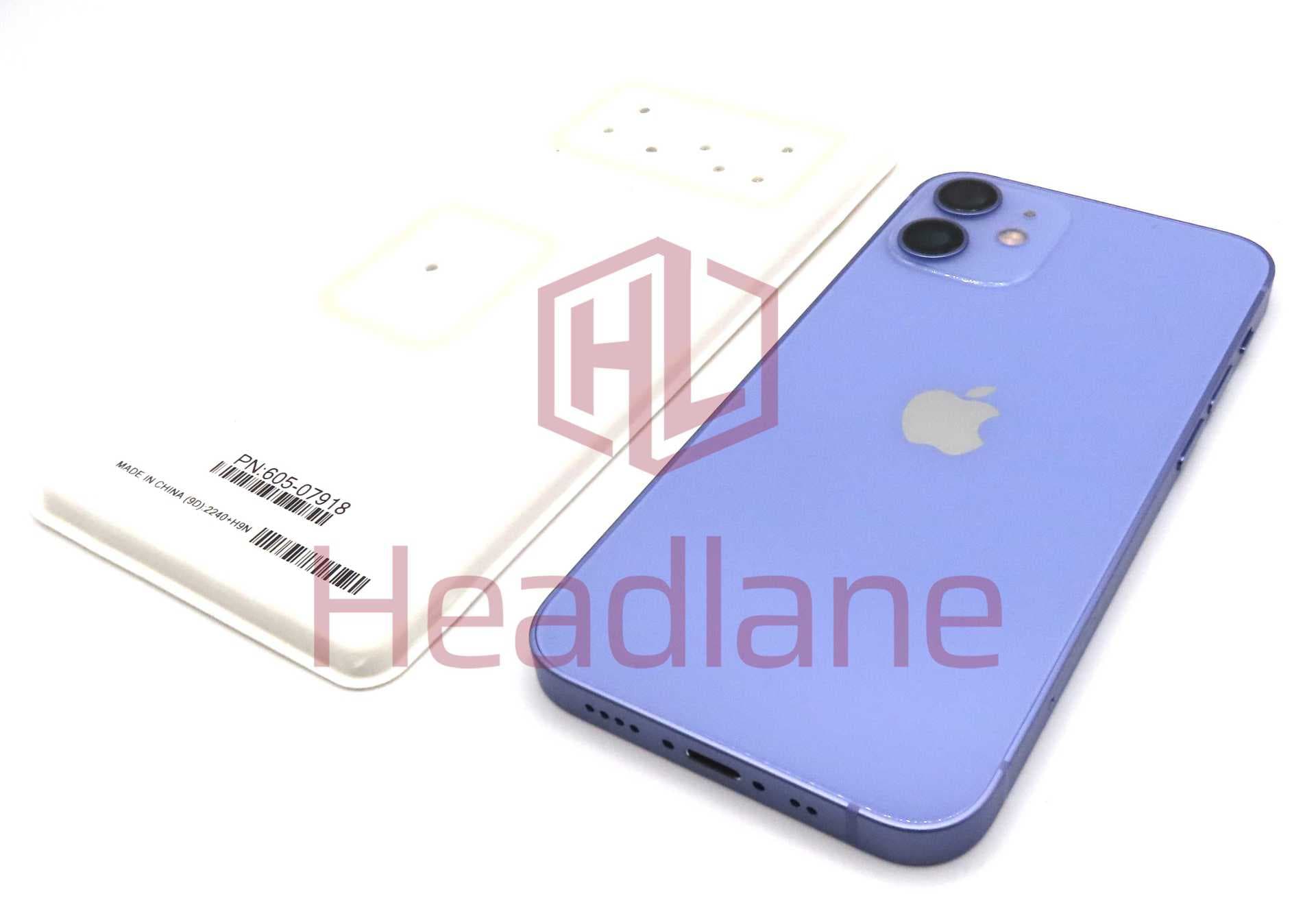 Apple iPhone 12 Mini Rear Assembly + Logic Board 64gb - Purple (Service Pack) - ZD661-20680 - Unknown Replacement Part