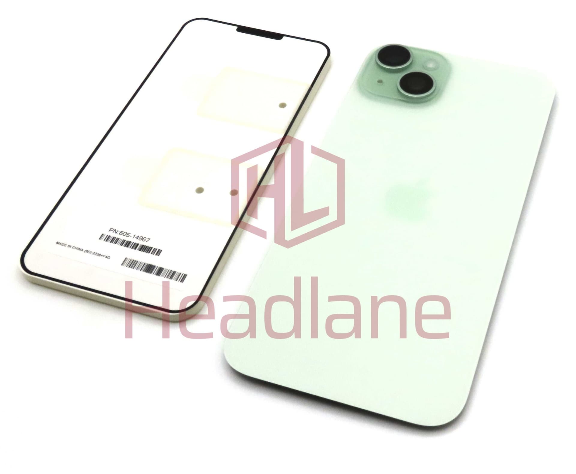 Apple iPhone 15 Plus Back / Battery Cover - Green (Service Pack) - 661-37212