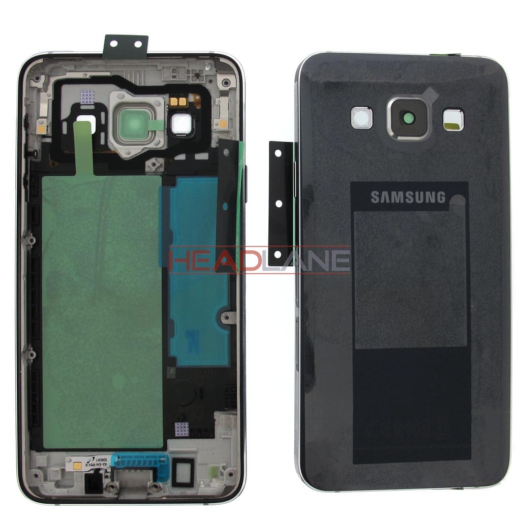 Samsung SM-A300 Galaxy A3 Middle Cover / Chassis - Black - GH96-08196B - Samsung Replacement Part