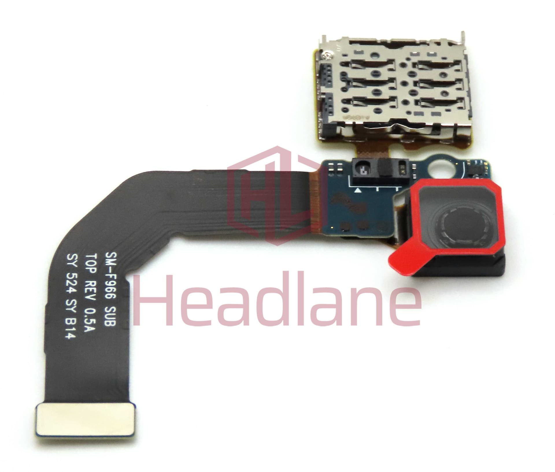 Samsung SM-F966 Galaxy Z Fold7 5G Front Camera + SIM Card Reader Flex - GH82-37540A