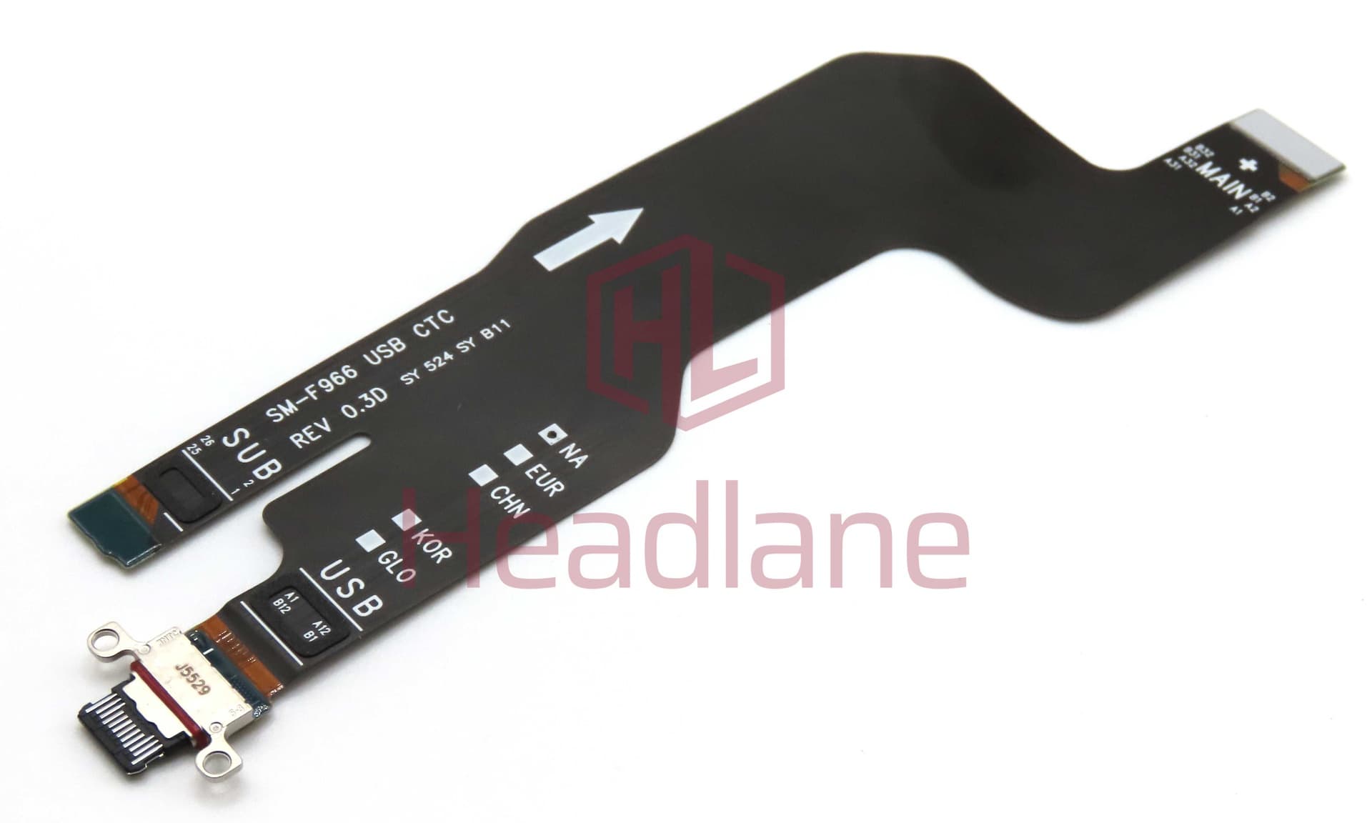 Samsung SM-F966 Galaxy Z Fold7 5G Charging Port Flex - GH82-37542A