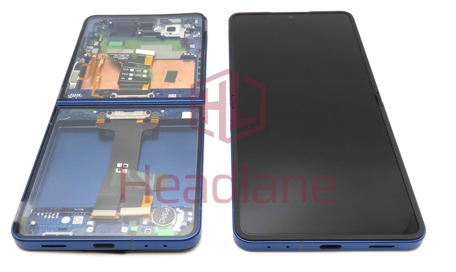 Samsung SM-F766 Galaxy Z Flip7 LCD Display / Screen + Touch - Blue Shadow - GH82-37581A