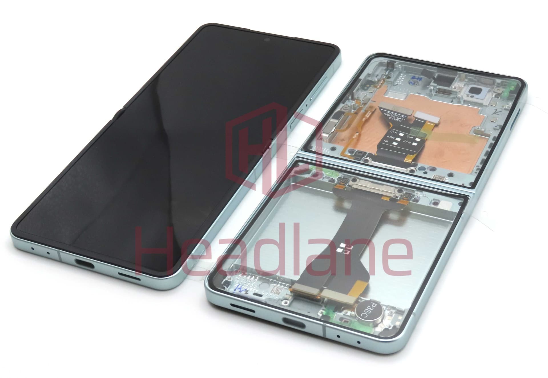 Samsung SM-F766 Galaxy Z Flip7 LCD Display / Screen + Touch - Mint - GH82-37581E