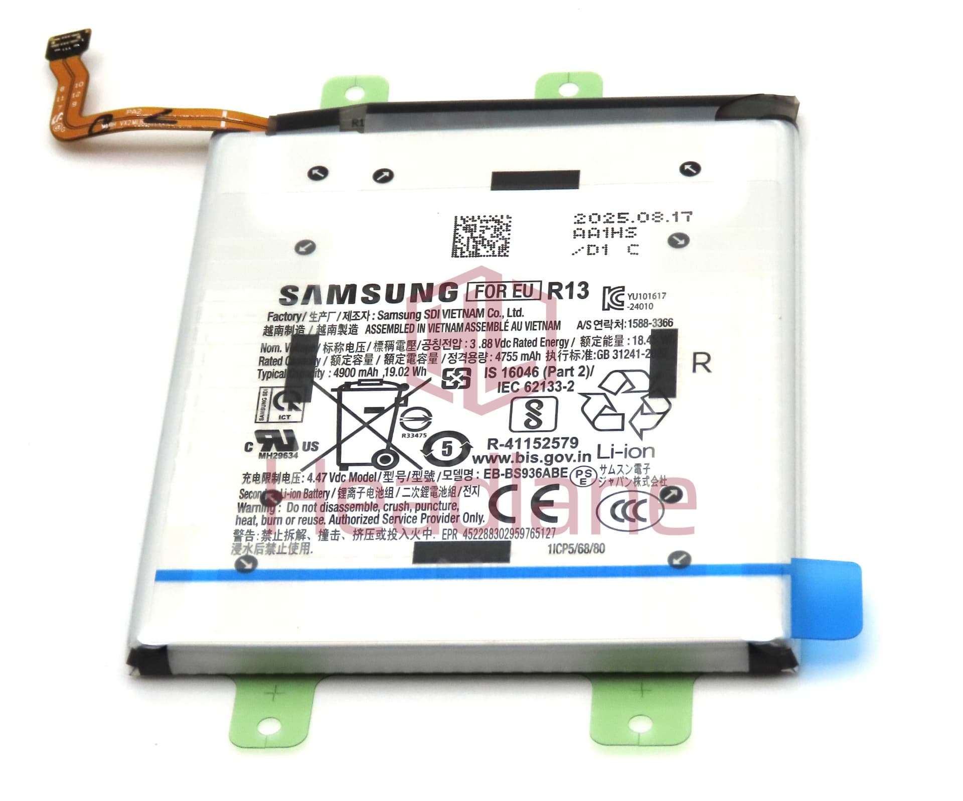 Samsung SM-S936 S731 Galaxy S25+ / Plus / S25 FE EB-BS936ABE 4900mAh Battery - GH82-38432A