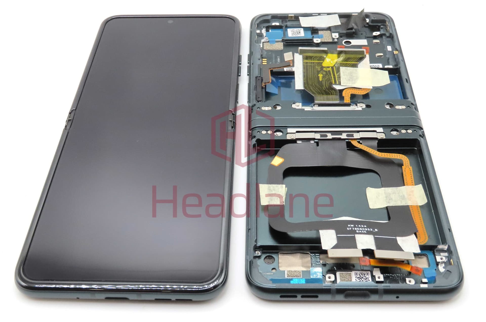 Motorola XT2323 Razr 40 Main / Inner LCD Display / Screen + Touch - Sage Green - 5D68C23024