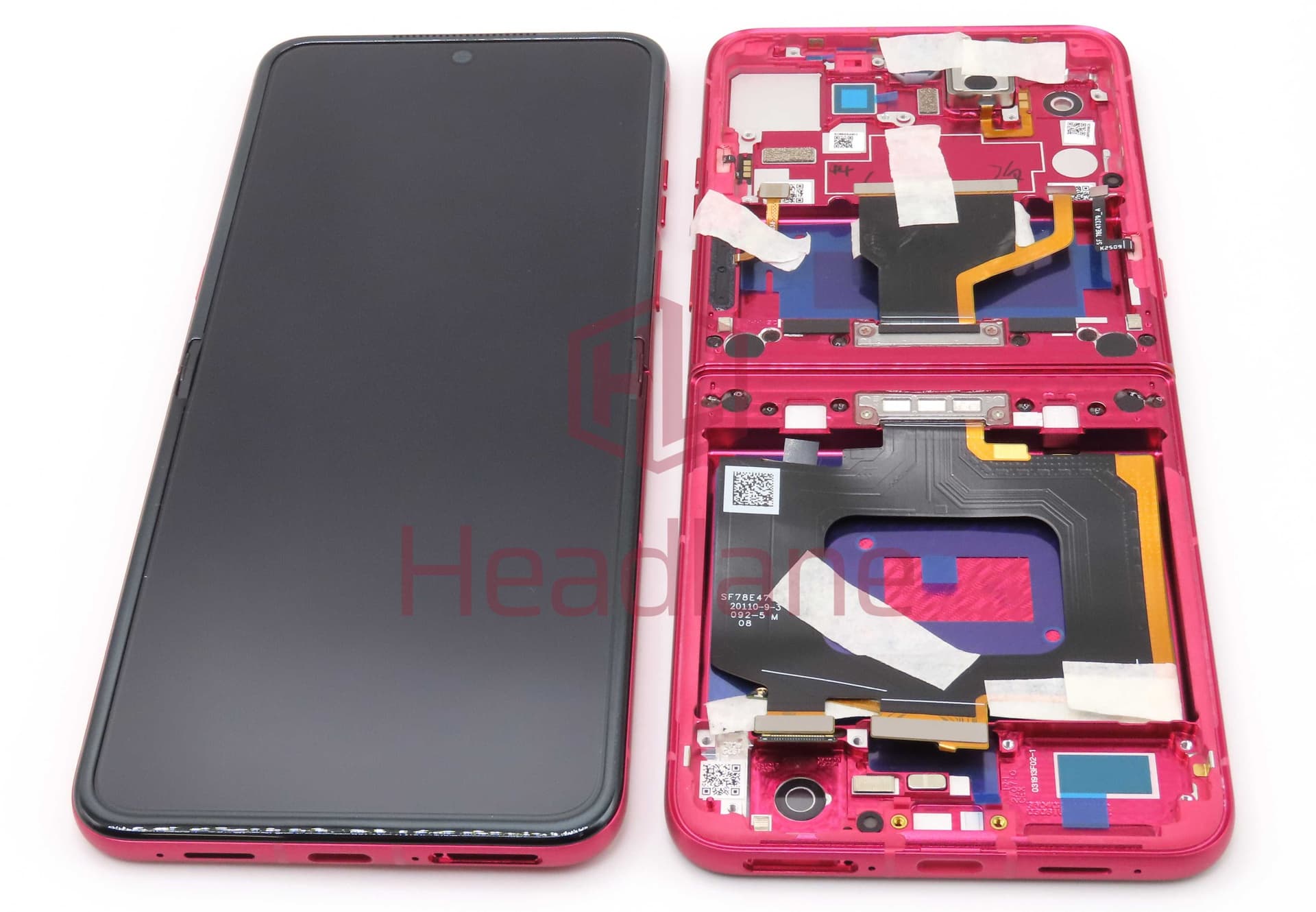 Motorola XT2551 Razr 60 Ultra Main / Inner LCD Display / Screen + Touch - Pantone Cabaret - 5D68C30086