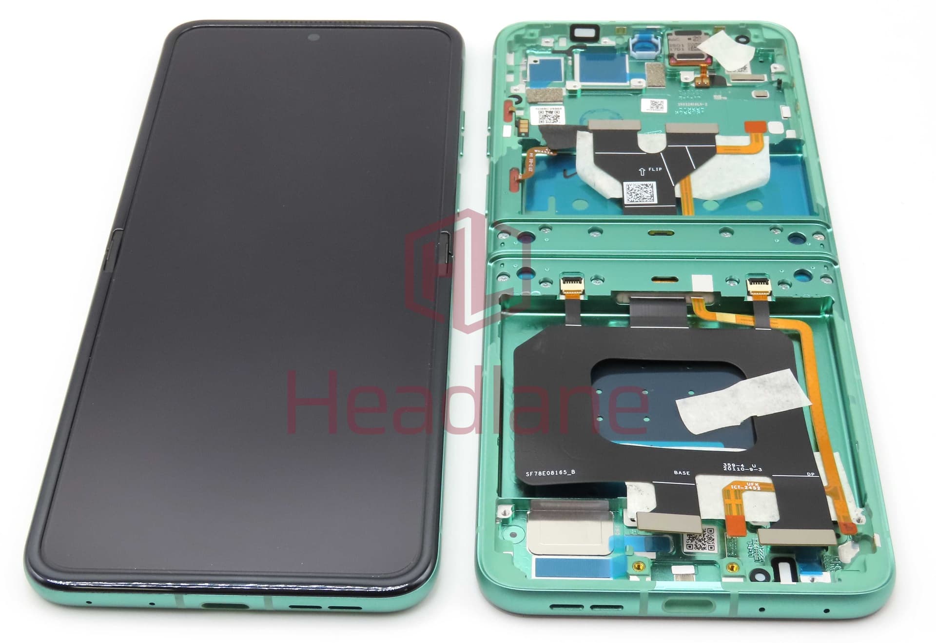 Motorola XT2553 Razr 60 Main / Inner LCD Display / Screen + Touch - Green / Pantone Spring Bud - 5D68C30274