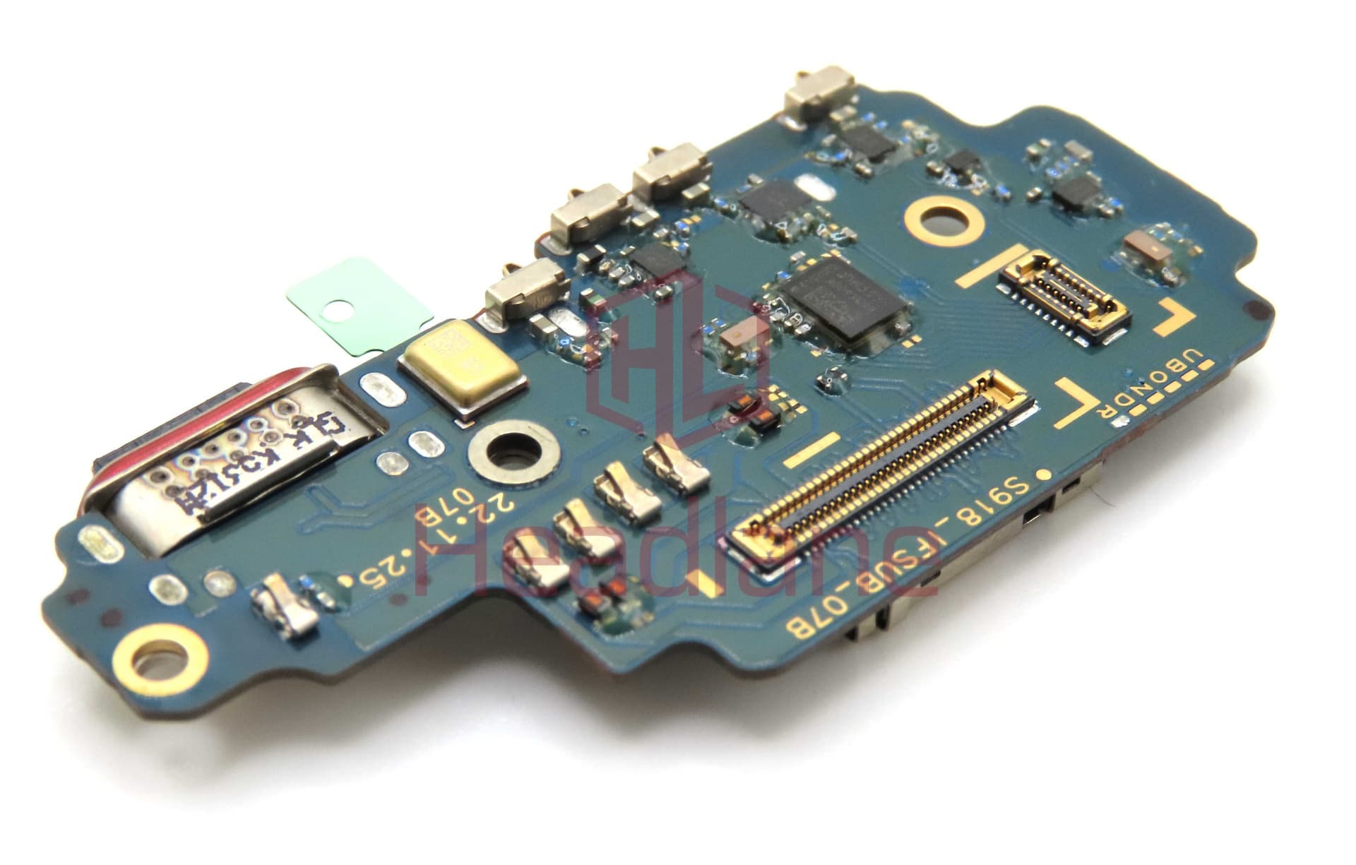 Samsung SM-S918B/SM-S918E Galaxy S23 Ultra Charging Port + SIM Card Reader Flex (International Version) - GH96-15782A