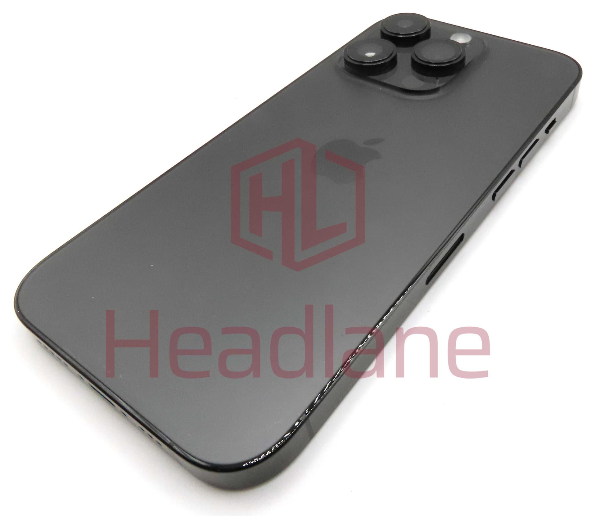 iPhone 14 Pro Back / Battery Cover + Small Parts - Black (Pulled - Grade C) - IP14PRBH-BK-C