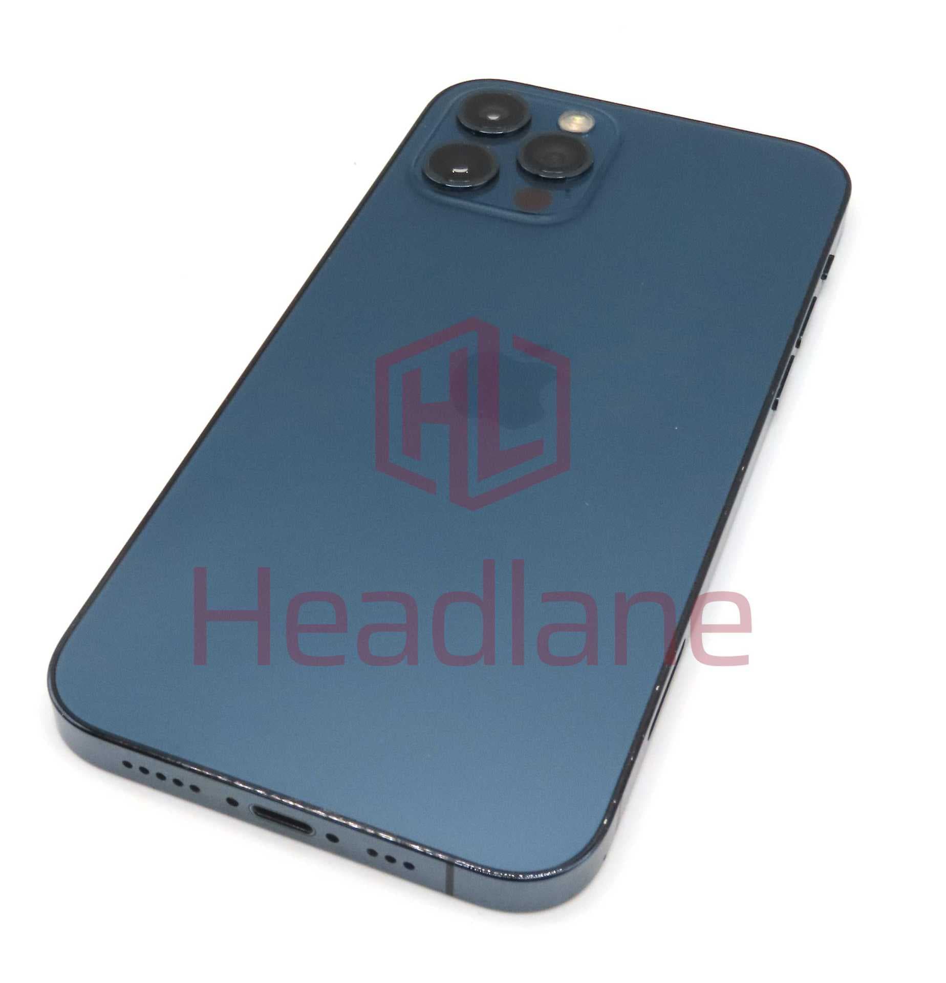 Apple iPhone 12 Pro Back / Battery Cover + Small Parts - Blue (Grade C) - IP12PRBH-PB-C