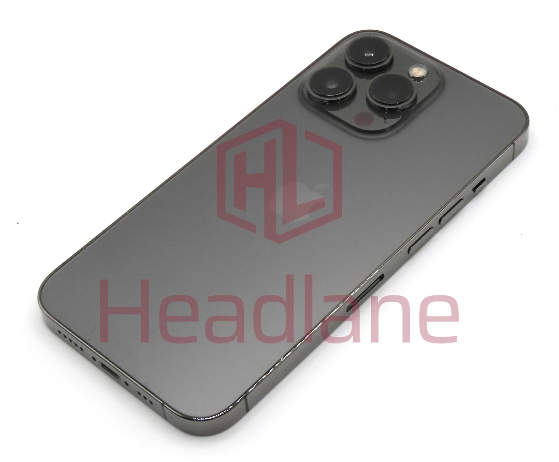 iPhone 13 Pro Back / Battery Cover + Small Parts - Graphite (Pulled - Grade C) - IP13PRBH-GR-C