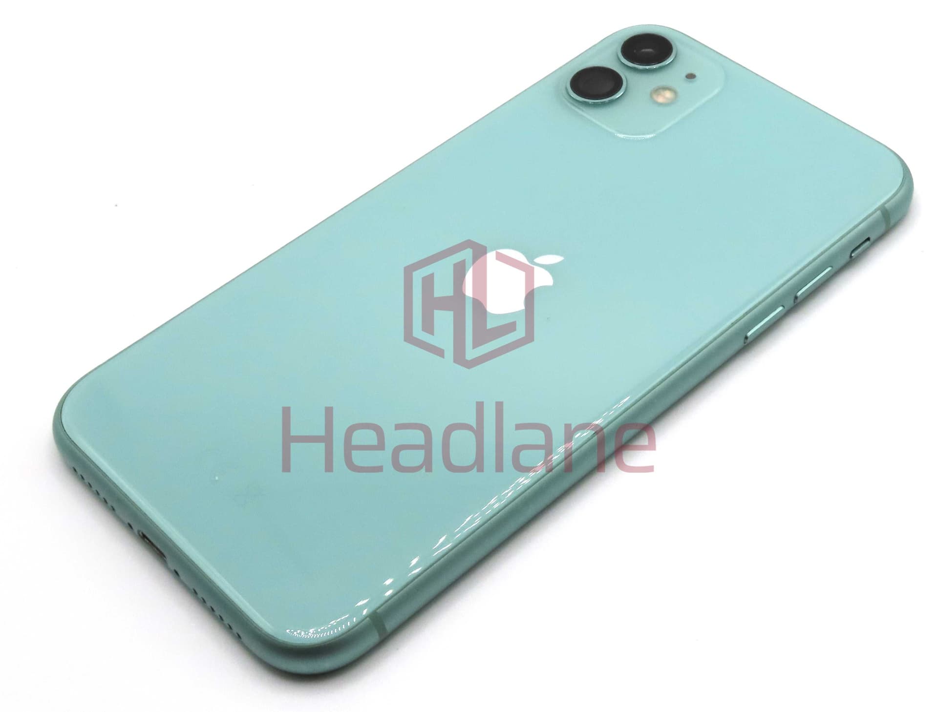 Apple iPhone 11 Back / Battery Cover + Small Parts - Green (Pulled - Grade A) (No Camera) - IP11BH-GR-A-NC