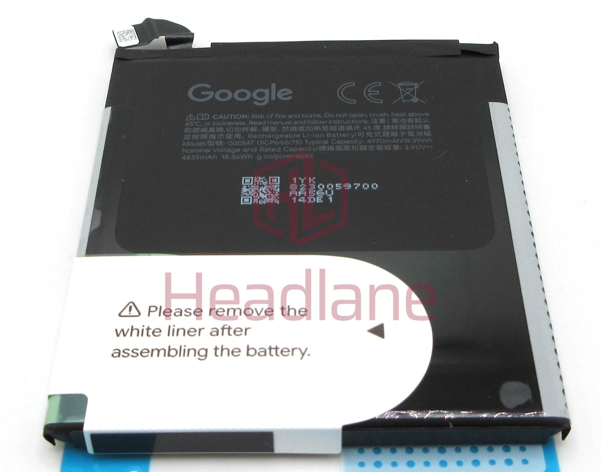 Google Pixel 10 G20M7 4970mAh Battery - G949-01489-00