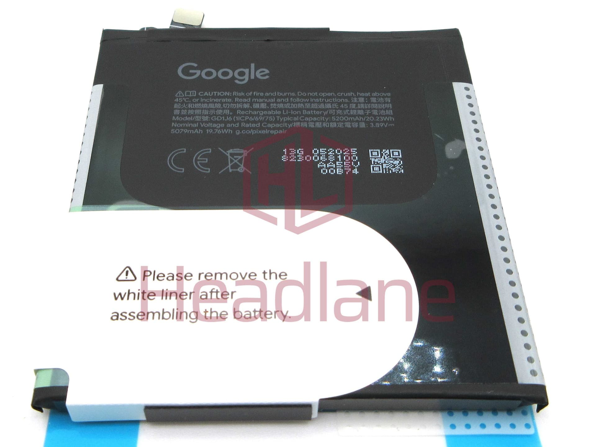 Google Pixel 10 Pro XL GD1J6 5200mAh Battery - G949-01616-00