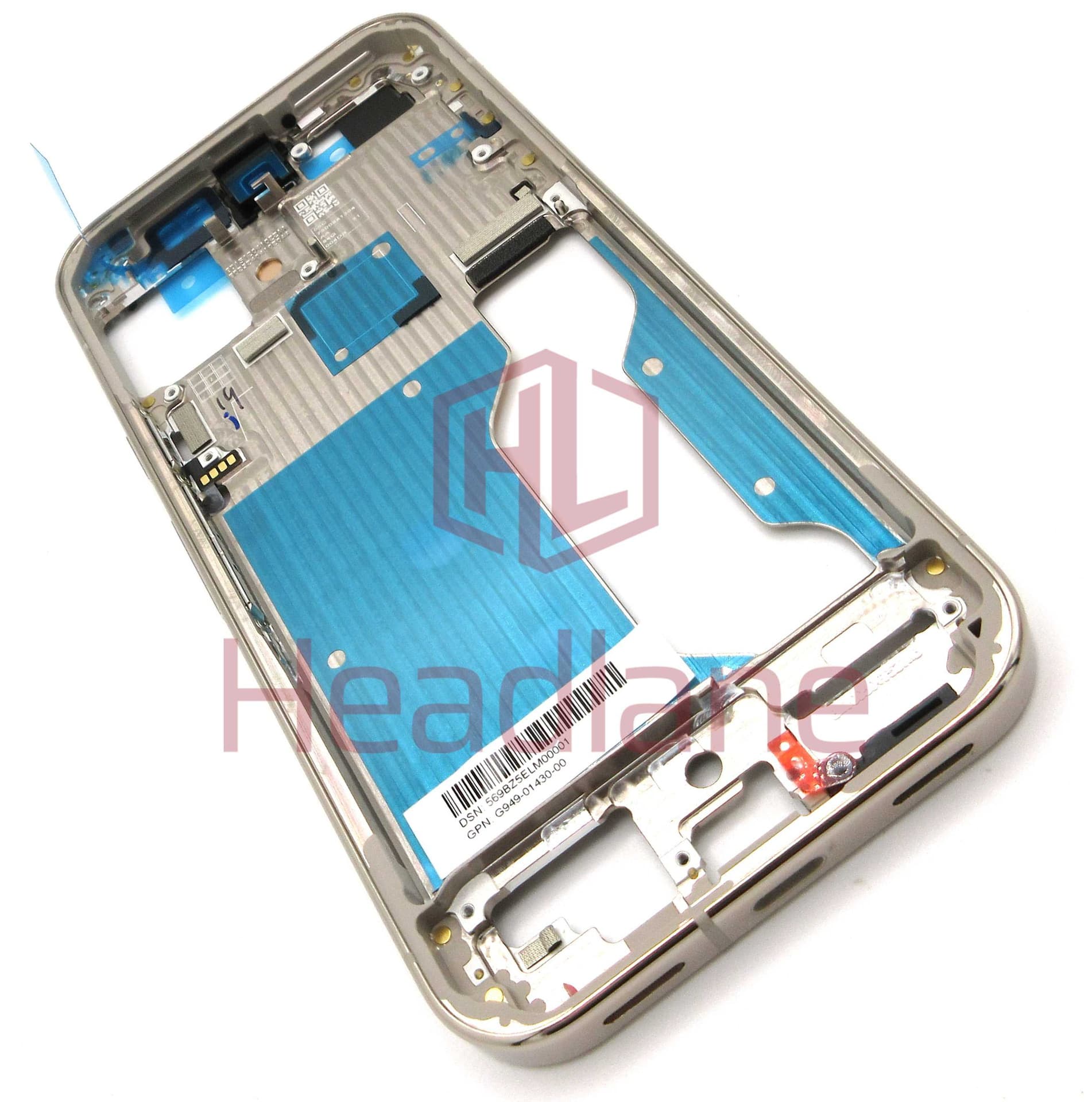 Google Pixel 10 Pro Middle Cover / Chassis - Jade - G949-01430-00
