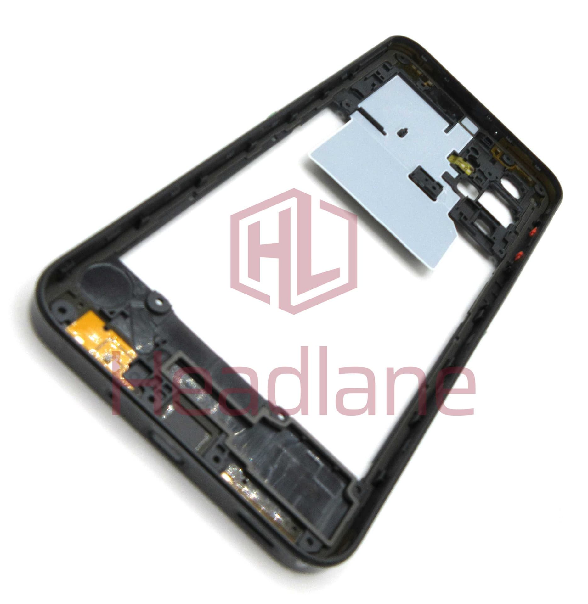 Samsung SM-A175 Galaxy A17 4G Middle Cover / Chassis - Black - GH98-50512A
