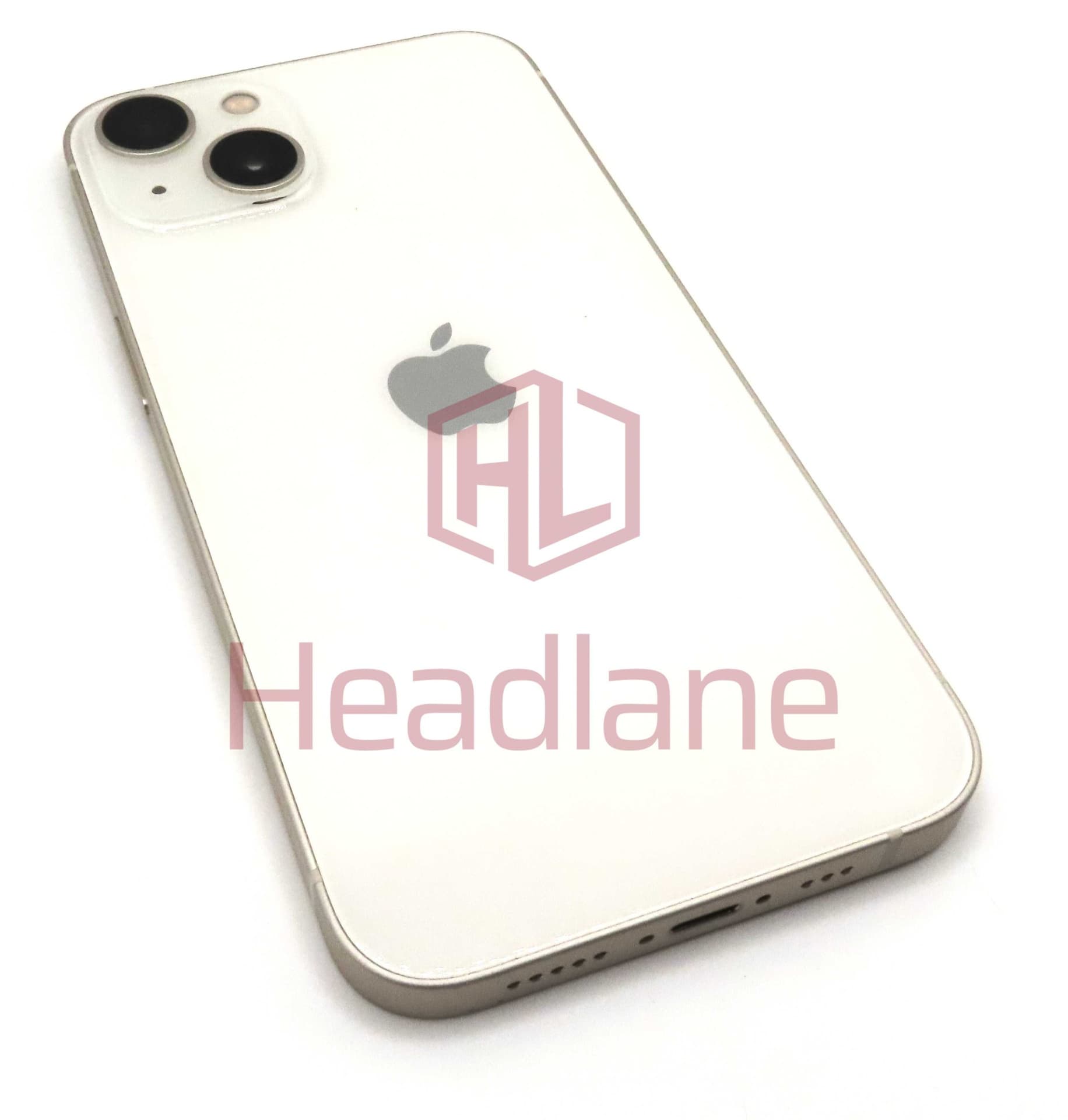 iPhone 13 Back / Battery Cover + Small Parts - White (Pulled - Grade B) - IP13BH-WT-B