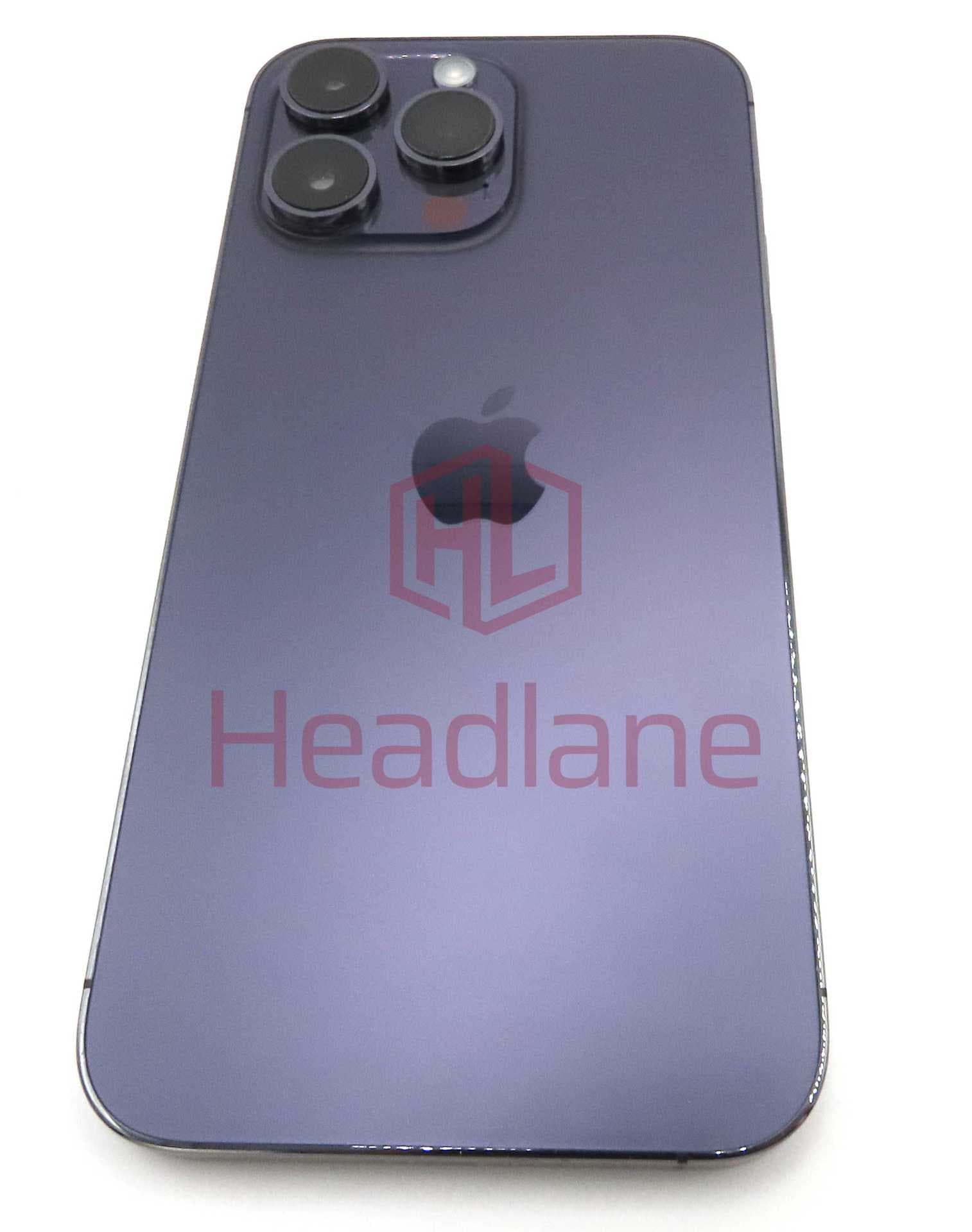 iPhone 14 Pro Max Back / Battery Cover + Small Parts - Purple (Pulled - Grade B) - IP14PMBH-PR-B