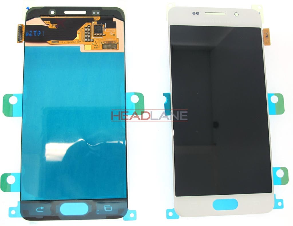 Samsung SM-A310 Galaxy A3 (2016) LCD Display / Screen + Touch - White - GH97-18249A - Samsung Replacement Part